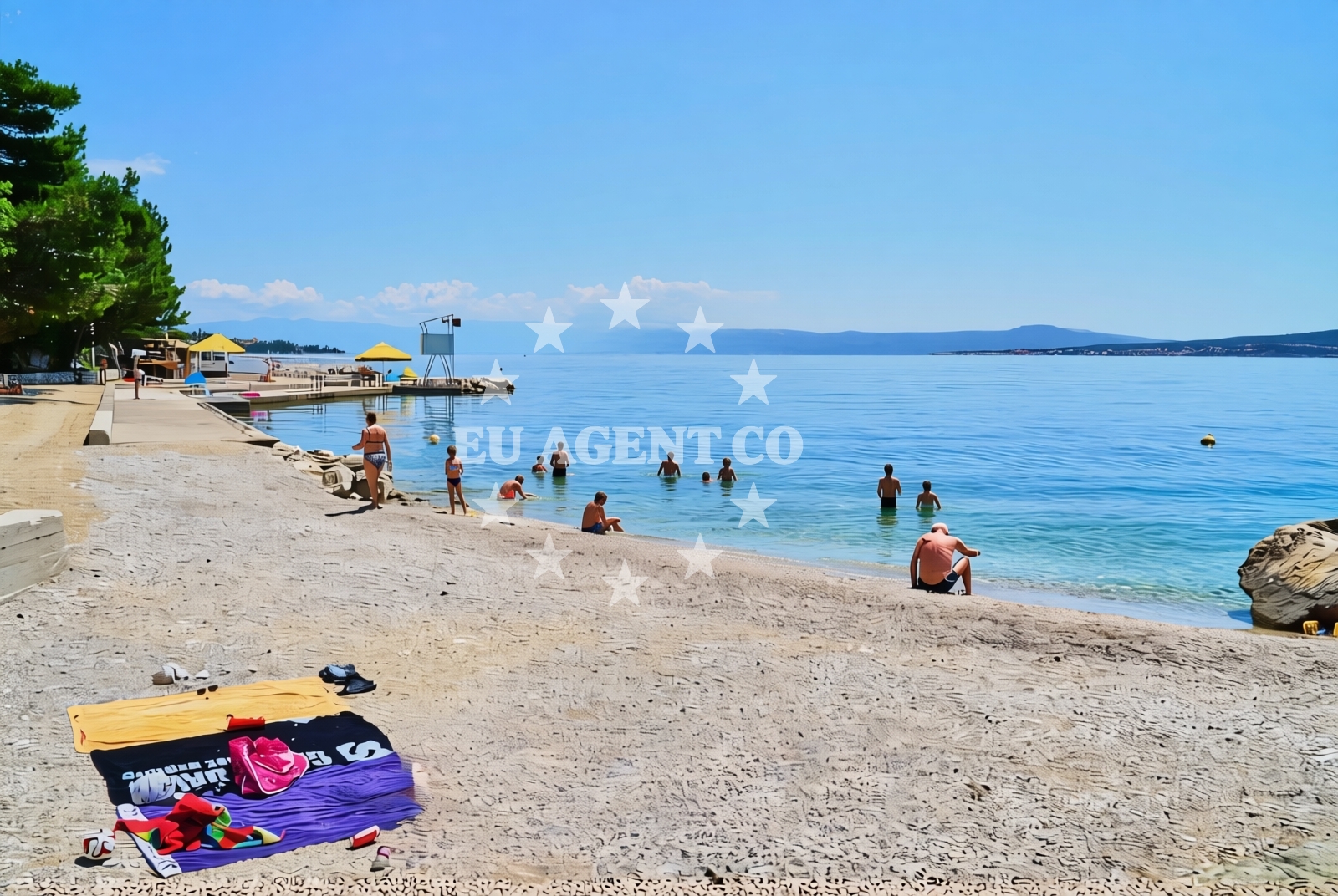 Additional view of Capriccio beach in Gajevo ?etali?te 44, Dramalj