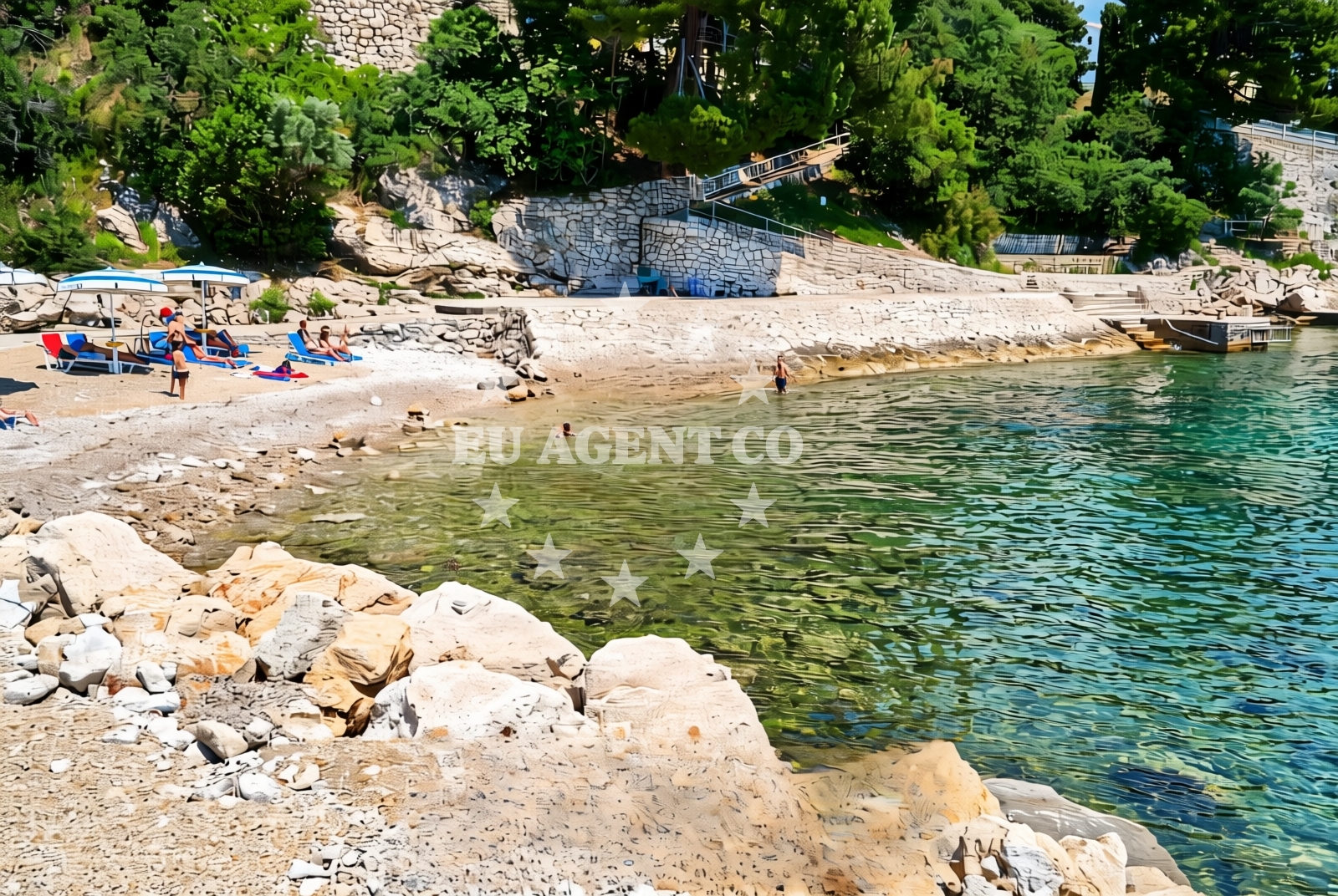 Additional view of Capriccio beach in Gajevo ?etali?te 44, Dramalj