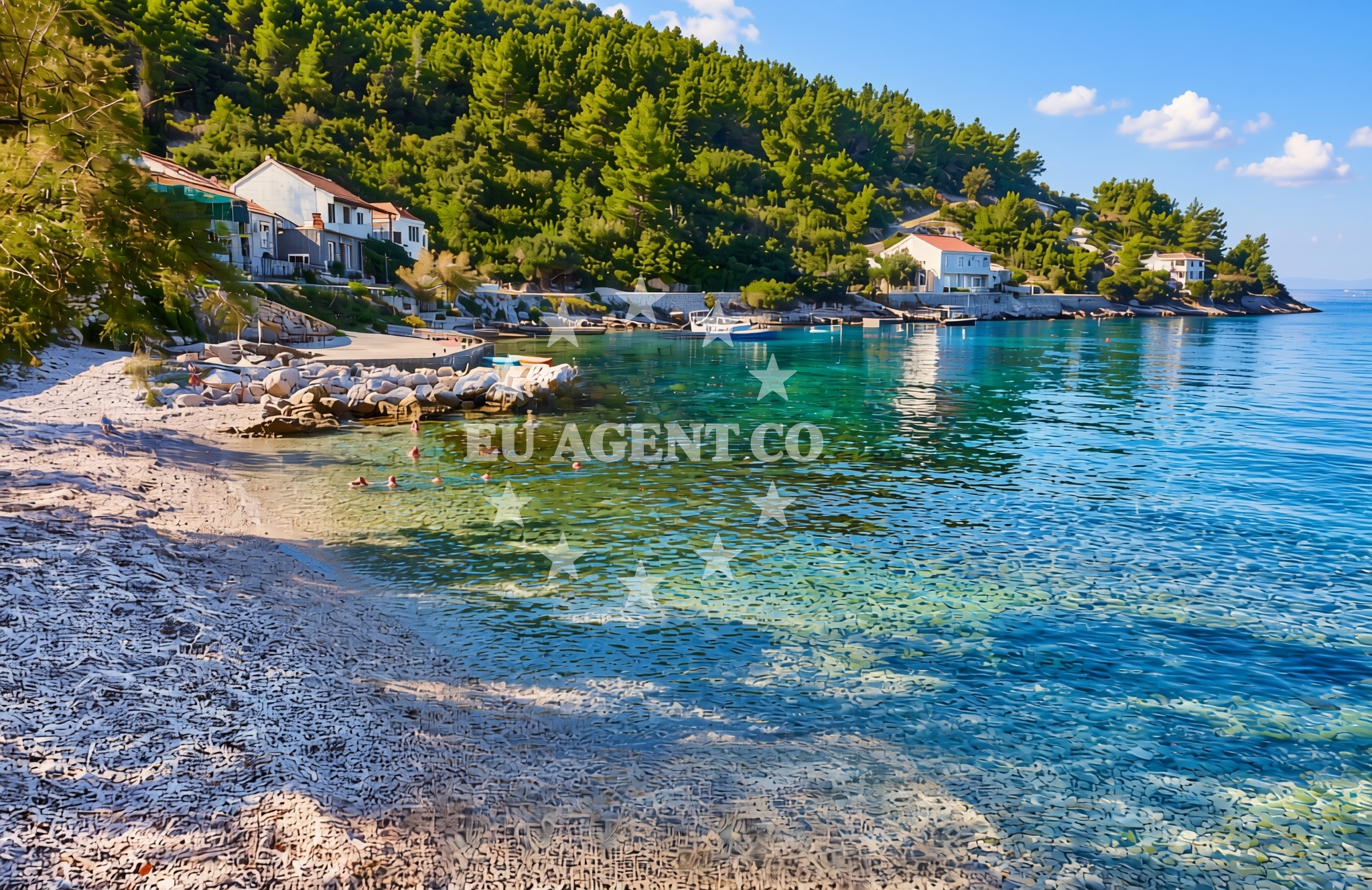 Sea and coastal view of Čara (Korčula): beaches and coves (7) in Čara (Korčula)