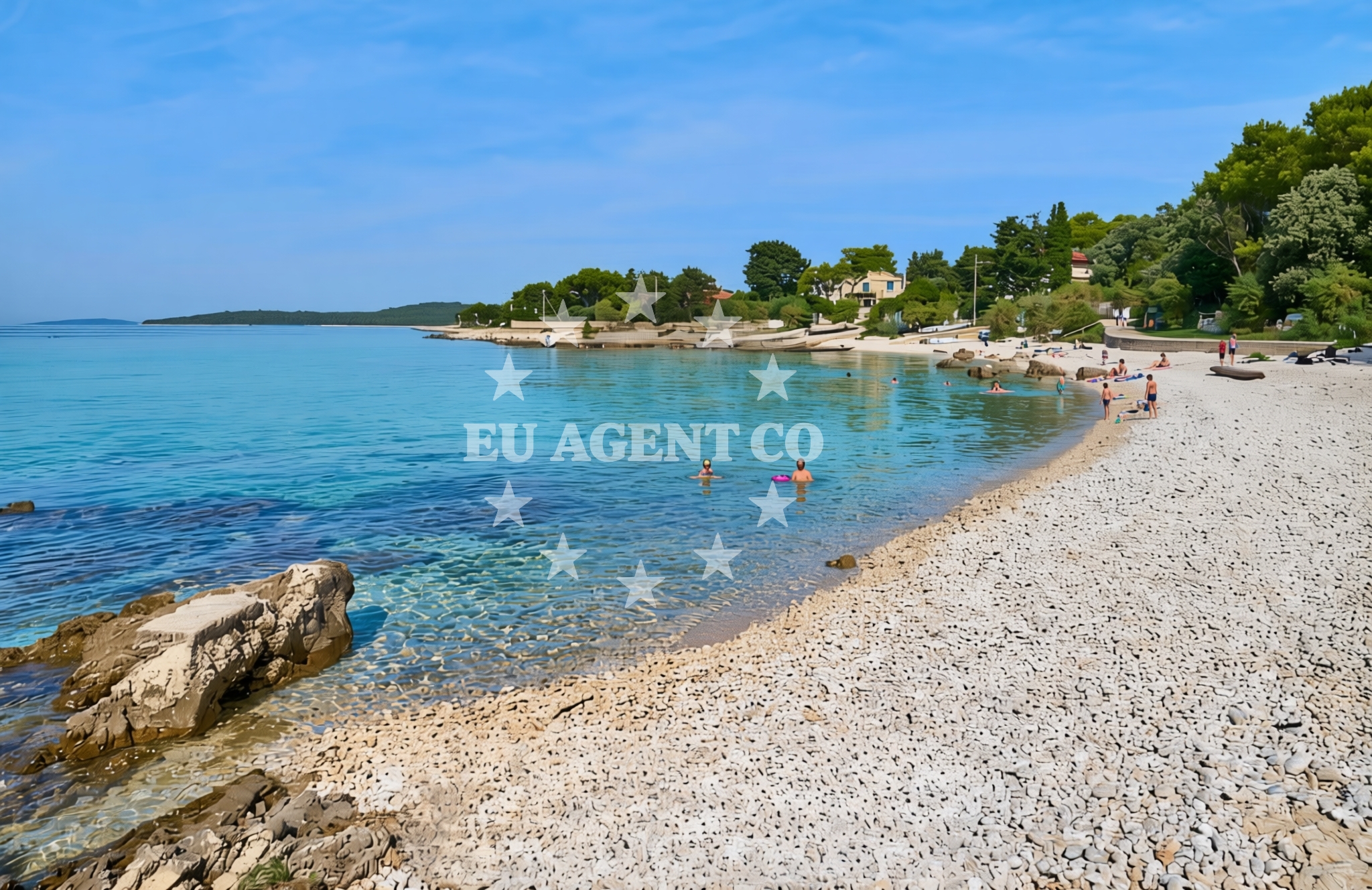 Overview of Čarpusina, Silba (Silba) Beach in Čarpusina