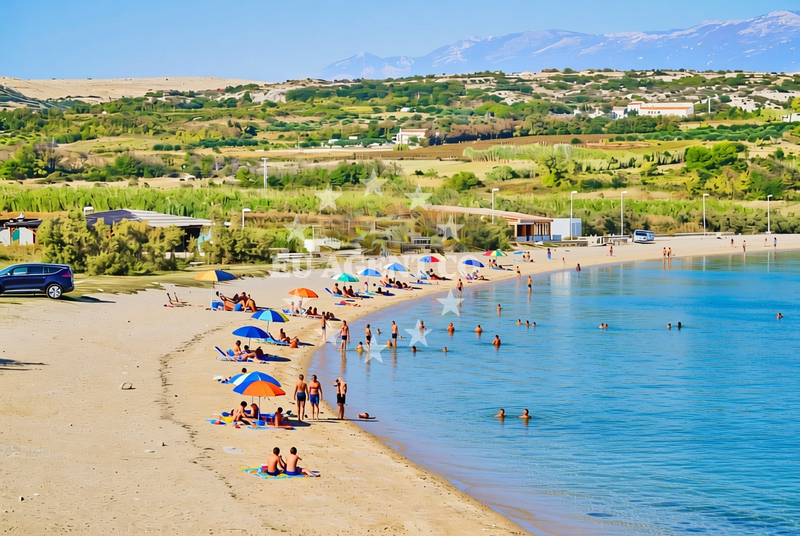 Additional view of Caska beach in Caska 5a, Novalja