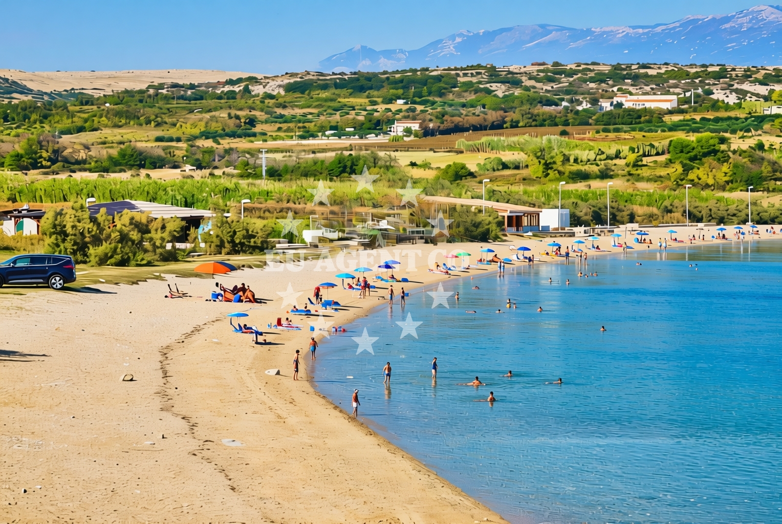 Shoreline and swimming area at Caska (Pag): beaches and coves (2) in Caska (Pag)