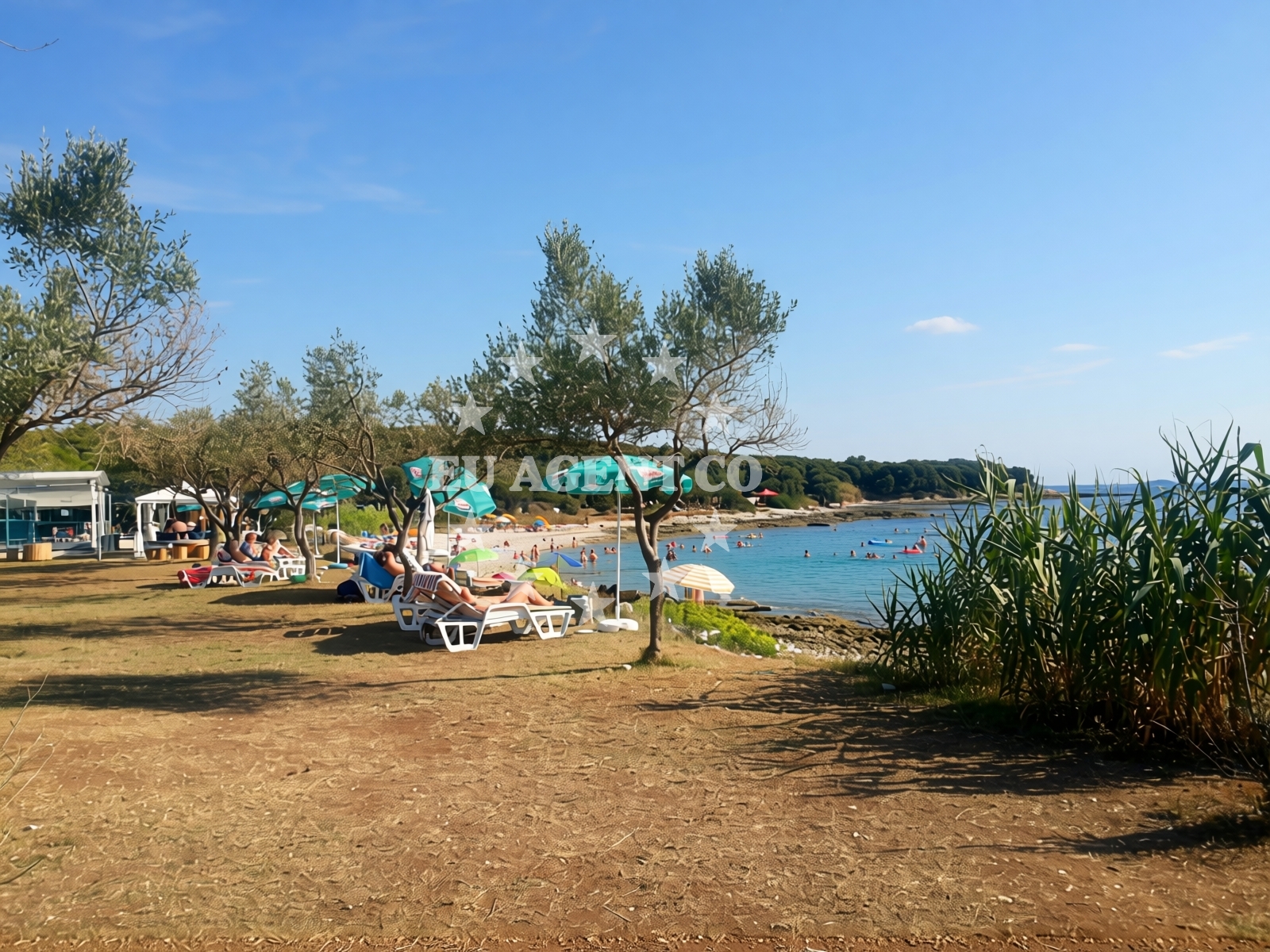Additional view of Castelan beach in Monsena 1, Rovinj