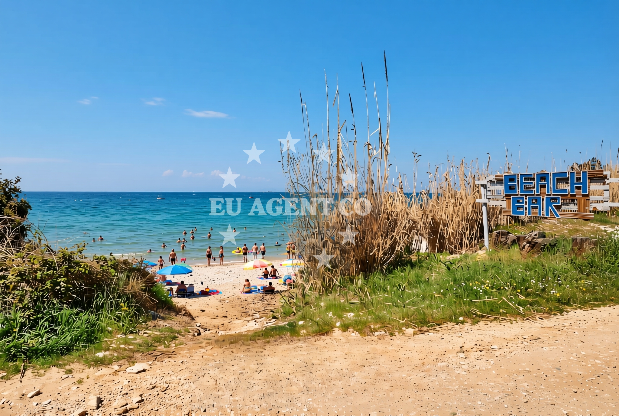 Additional view of Castelan beach in Monsena 1, Rovinj