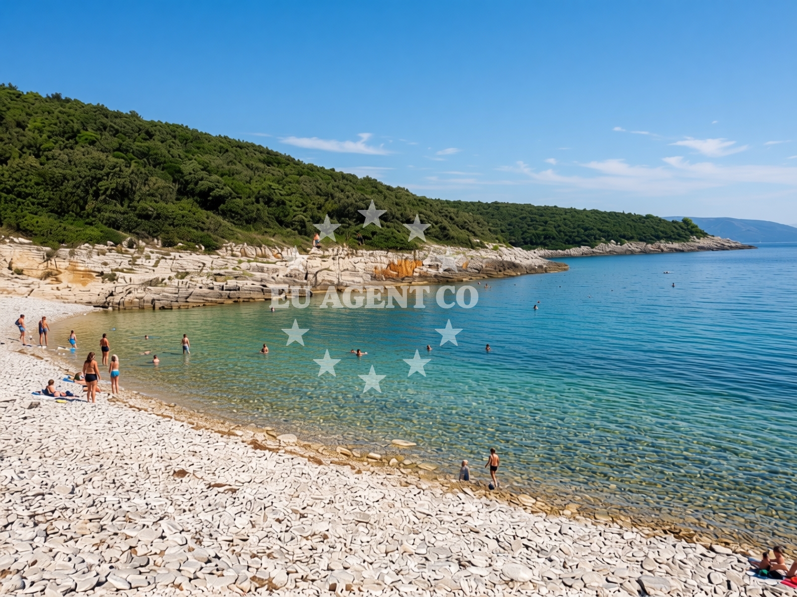 Overview of Cava beach in Luka Krnica b.b., Krnica