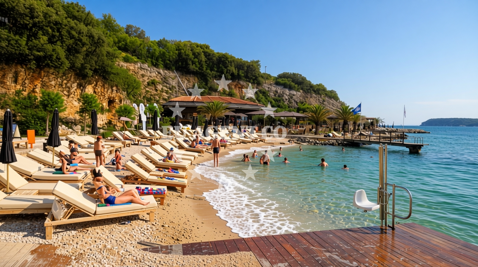 Additional view of Cava beach in Mali Stradun - Babin kuk, Dubrovnik
