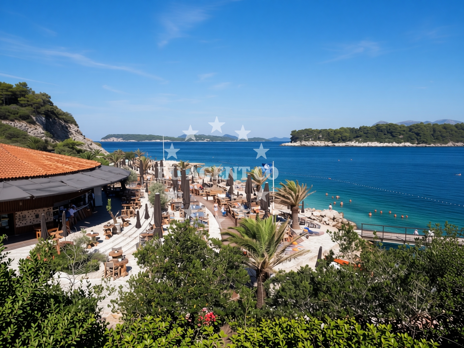 Additional view of Cava beach in Mali Stradun - Babin kuk, Dubrovnik