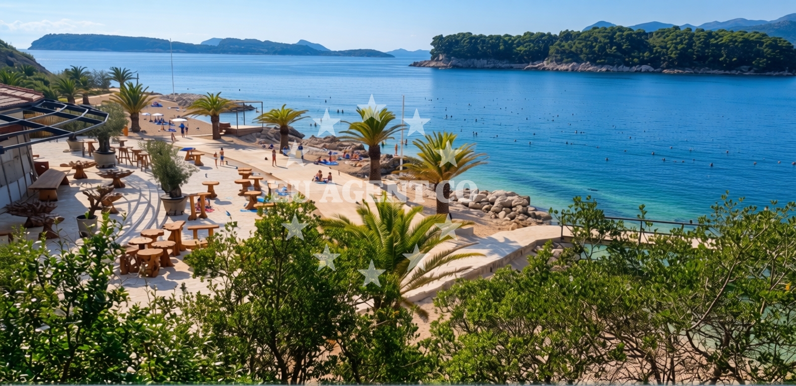 Additional view of Cava beach in Mali Stradun - Babin kuk, Dubrovnik