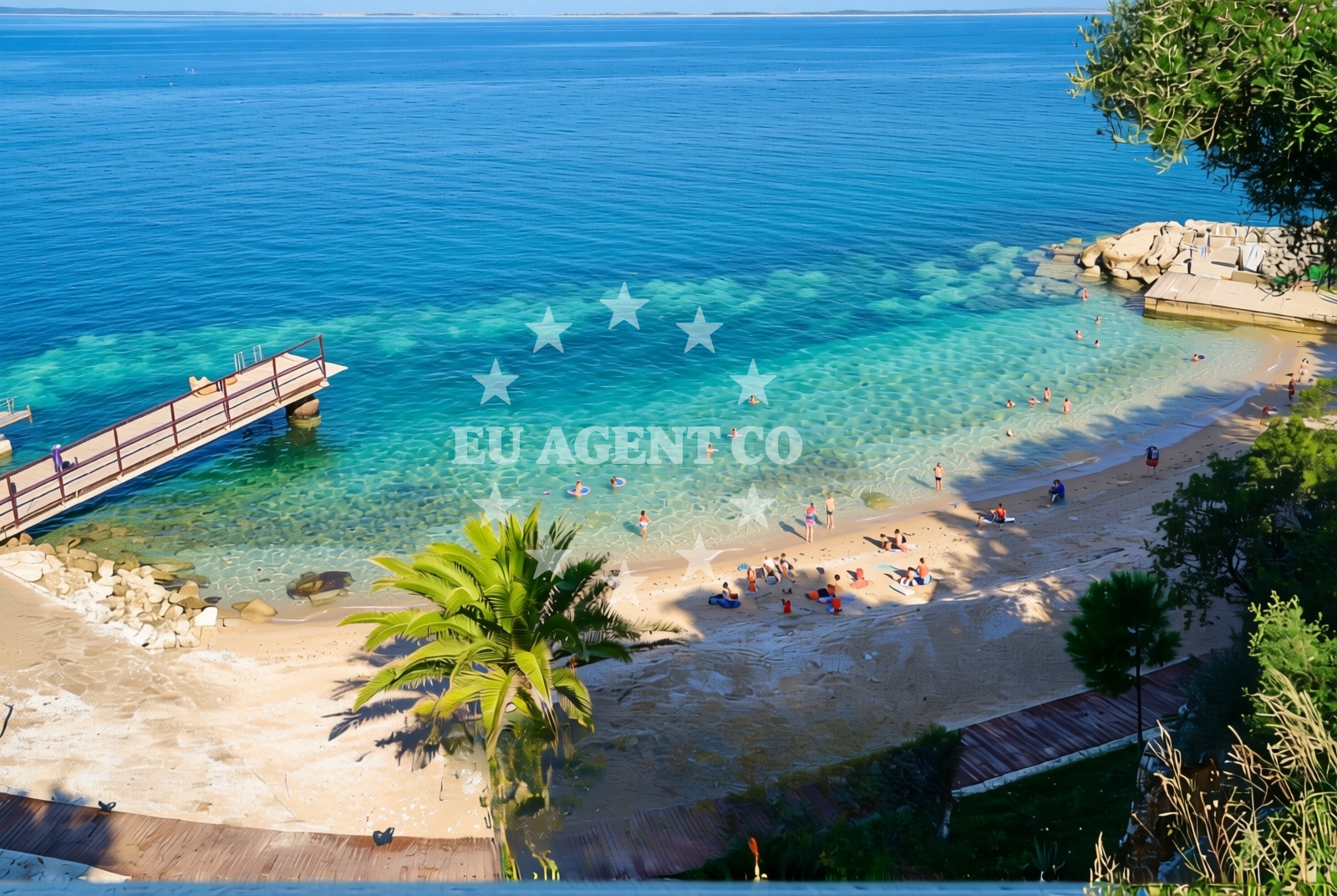 Additional view of Cava beach in Mali Stradun - Babin kuk, Dubrovnik