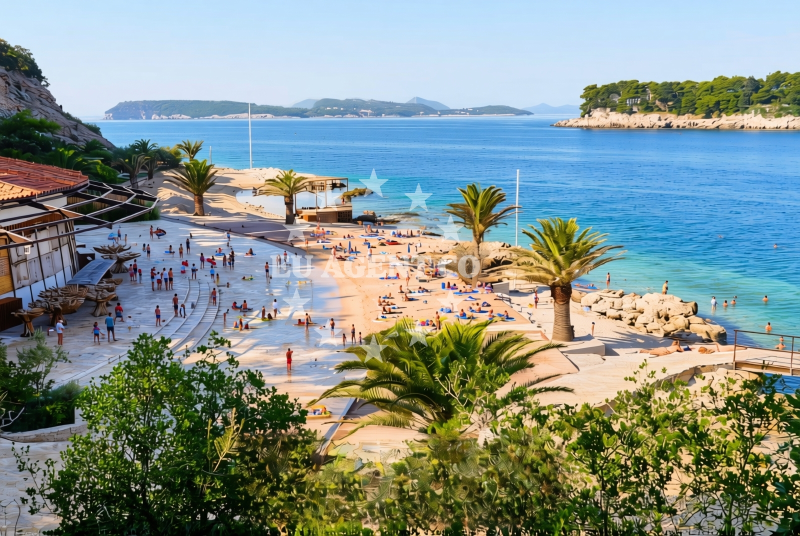 Additional view of Cava beach in Mali Stradun - Babin kuk, Dubrovnik