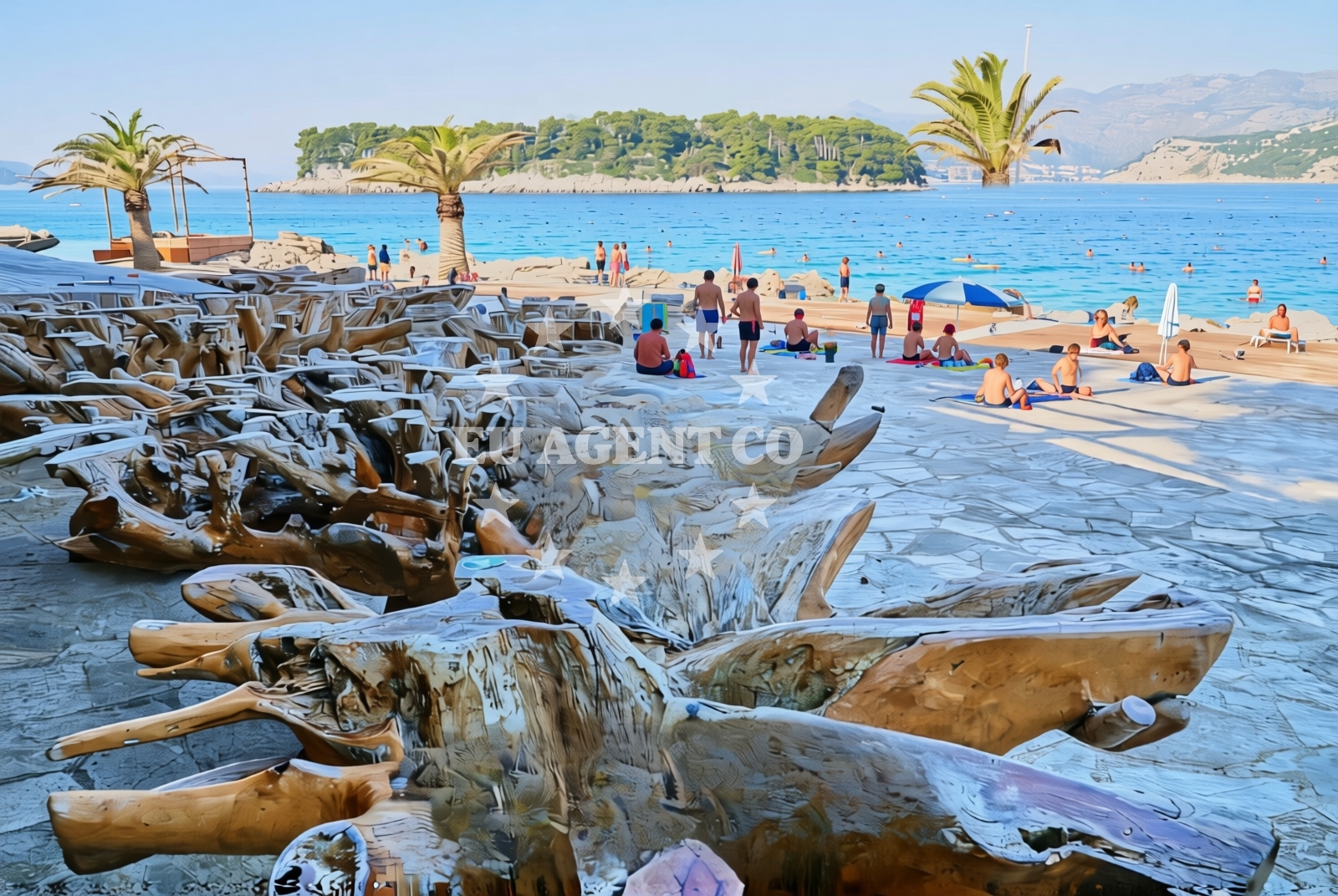 Additional view of Cava beach in Mali Stradun - Babin kuk, Dubrovnik