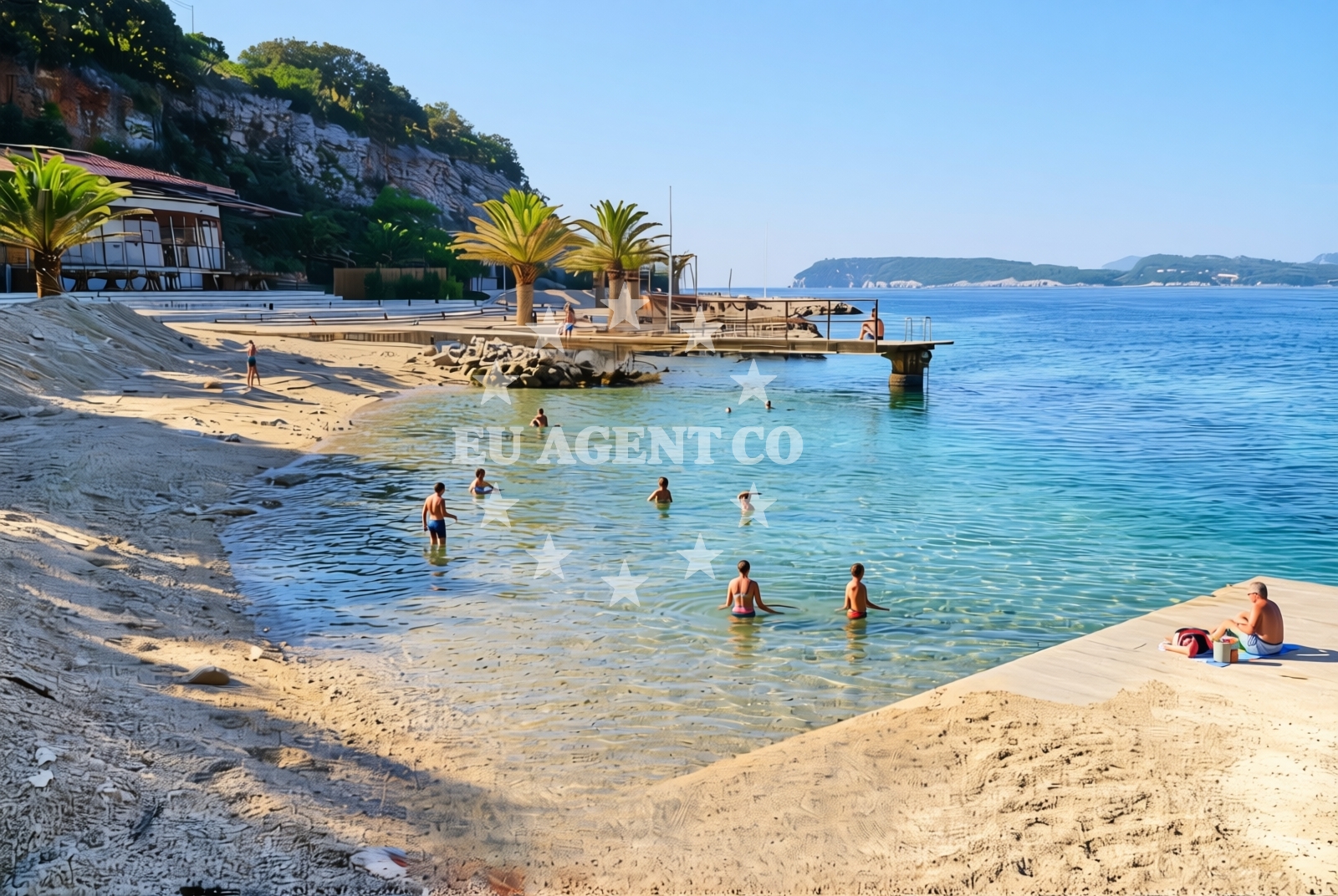 Additional view of Cava beach in Mali Stradun - Babin kuk, Dubrovnik