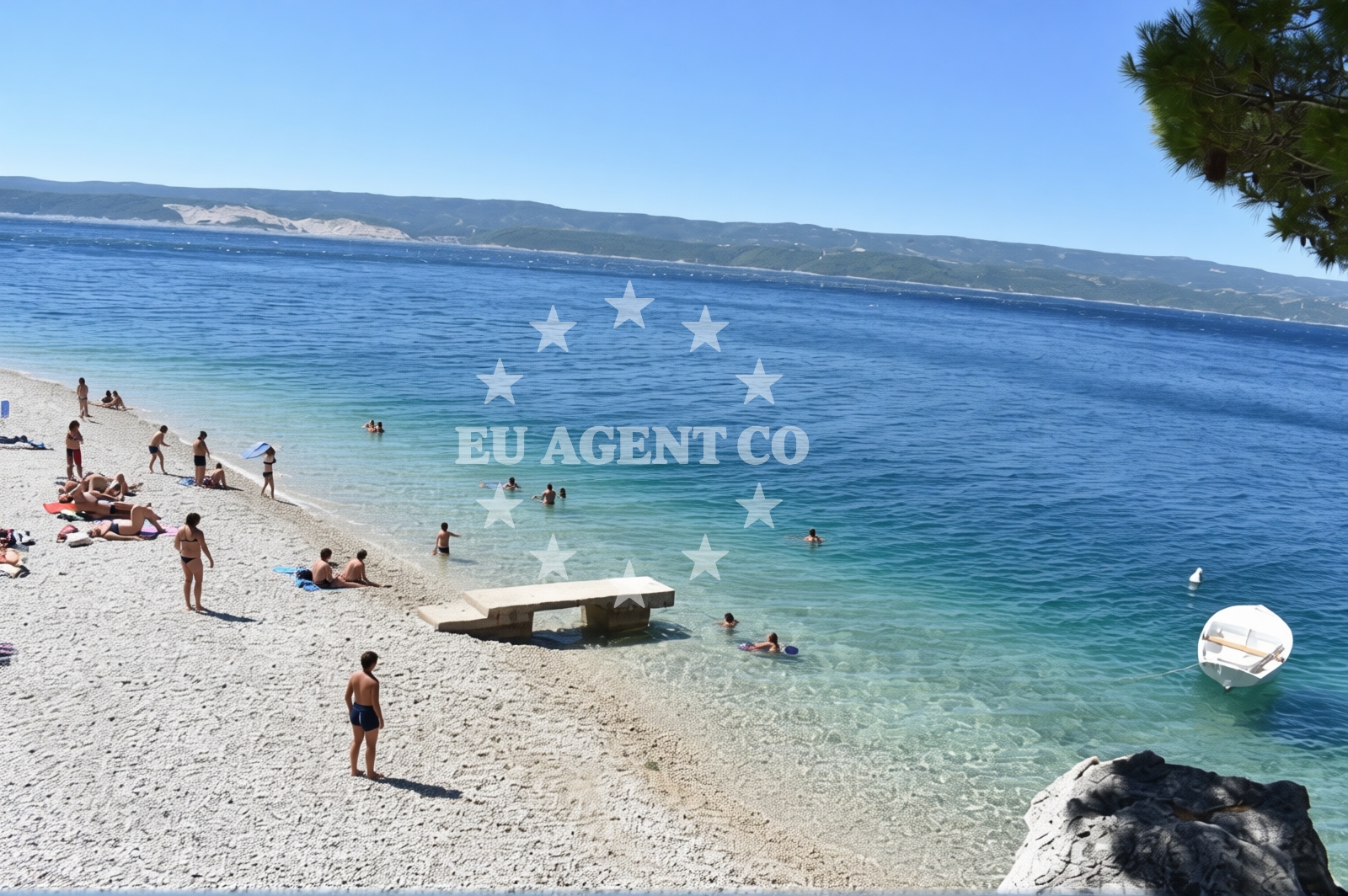 Additional view of Celina beach in Magistrala 31, Lokva Rogoznica