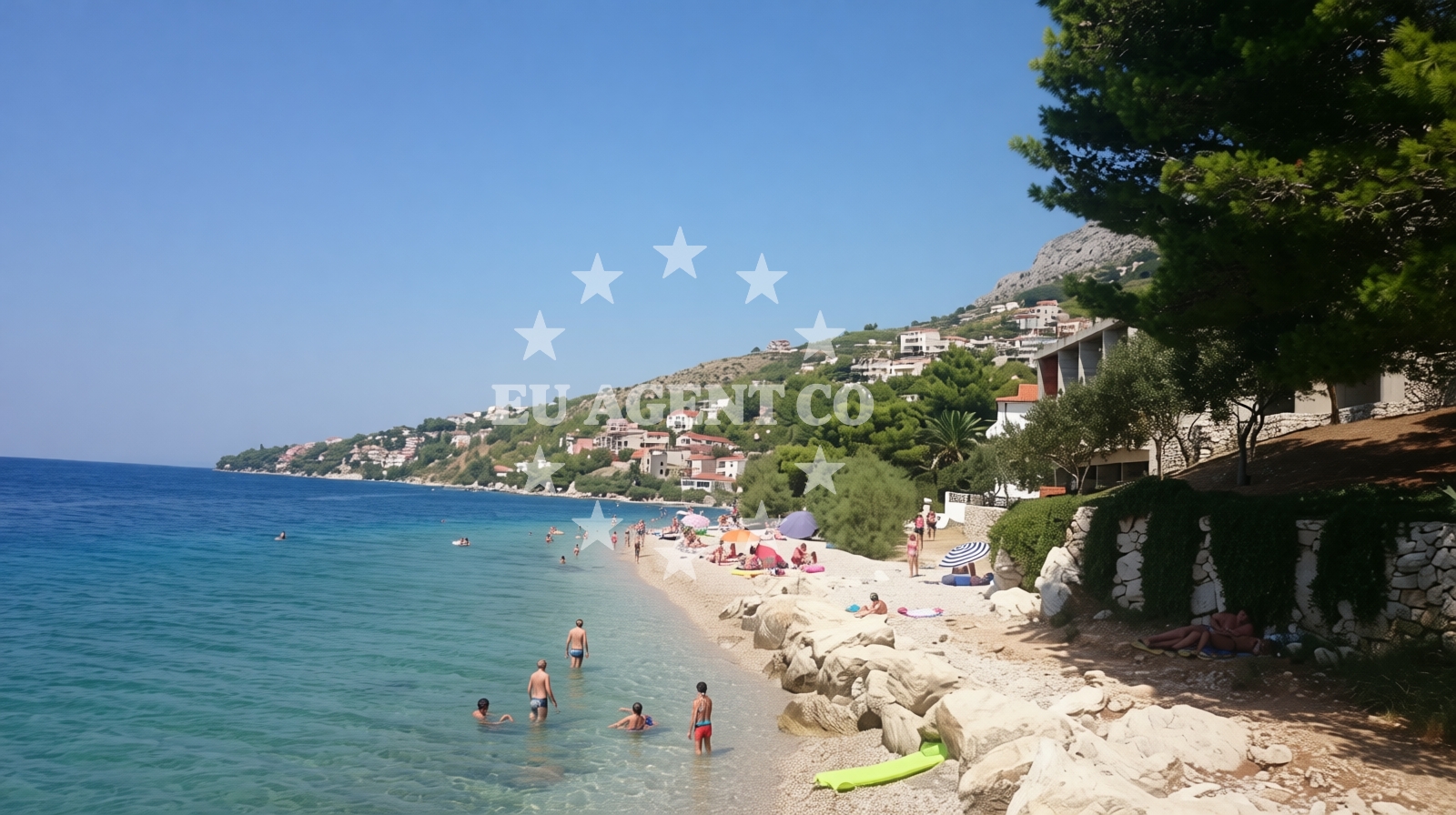 Additional view of Celina beach in Magistrala 31, Lokva Rogoznica