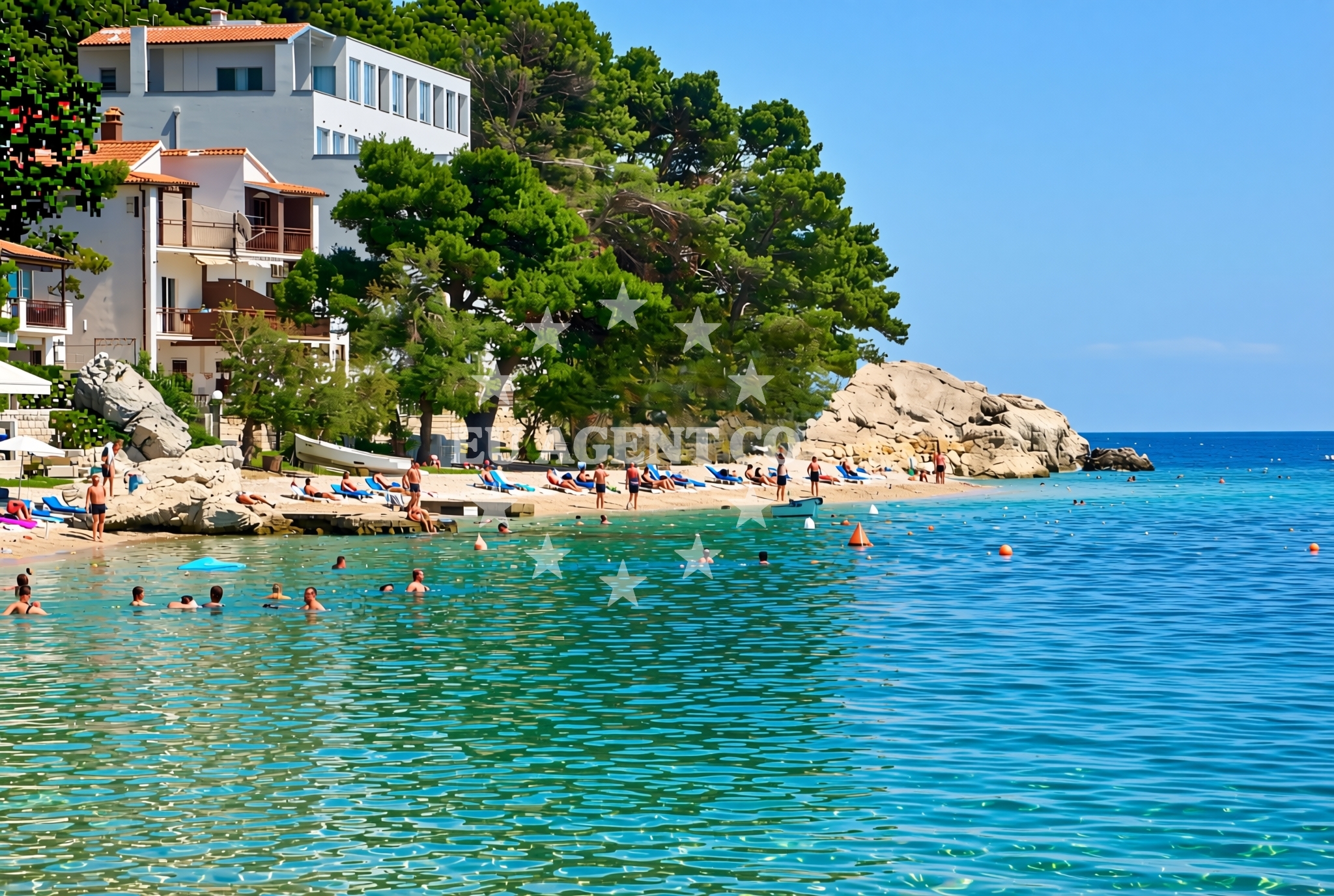 Additional view of Celina beach in Magistrala 31, Lokva Rogoznica