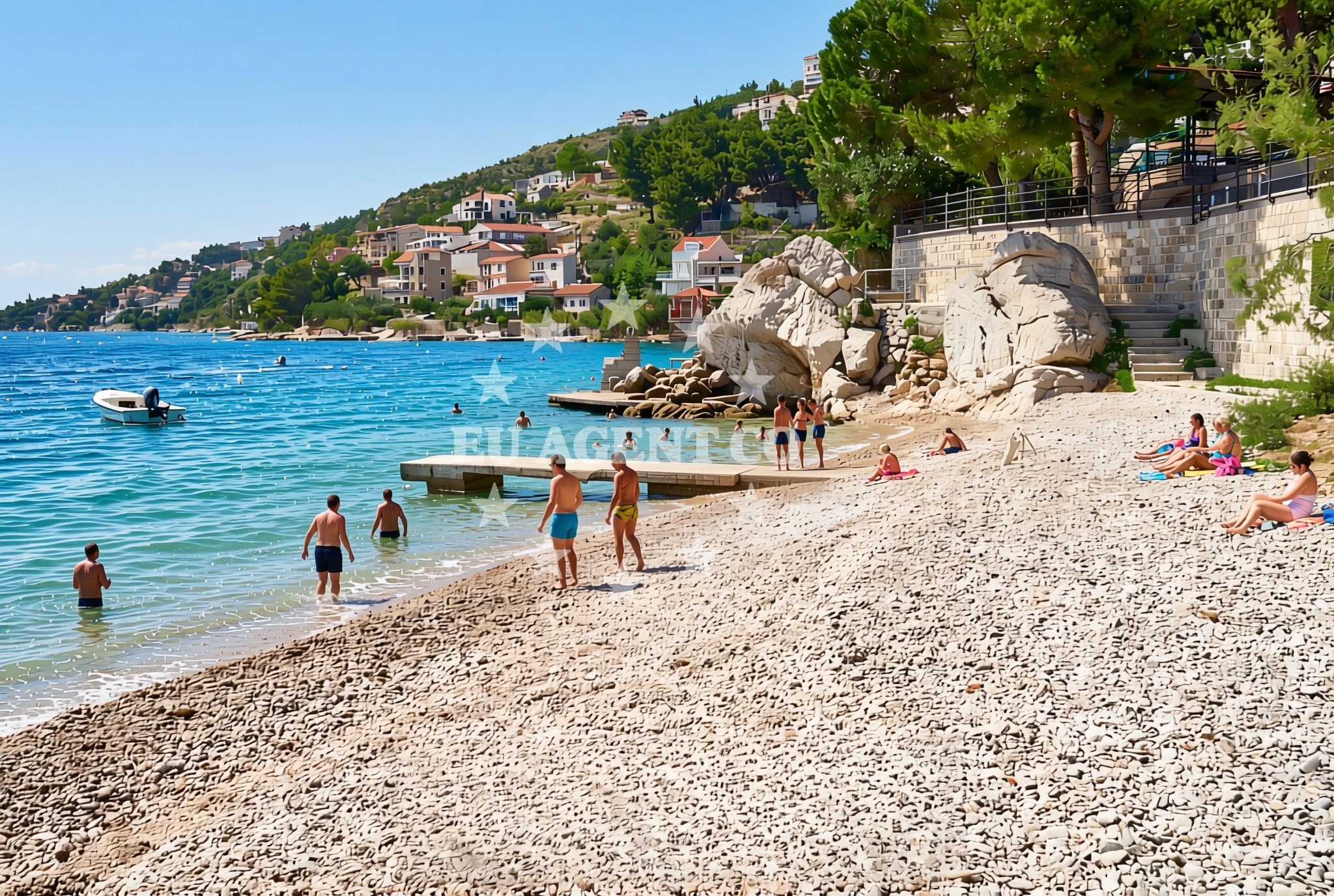 Additional view of Celina beach in Magistrala 31, Lokva Rogoznica
