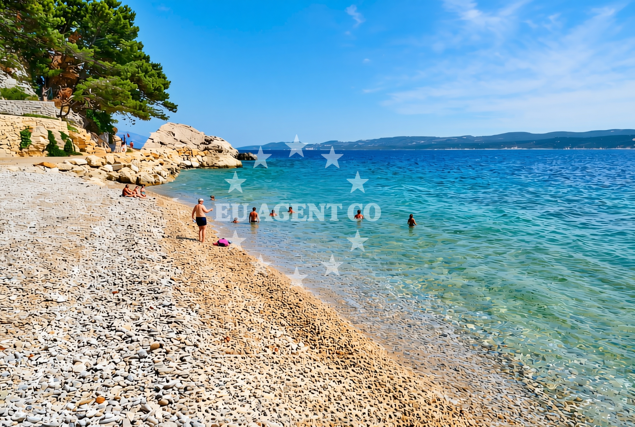 Additional view of Celina beach in Magistrala 31, Lokva Rogoznica