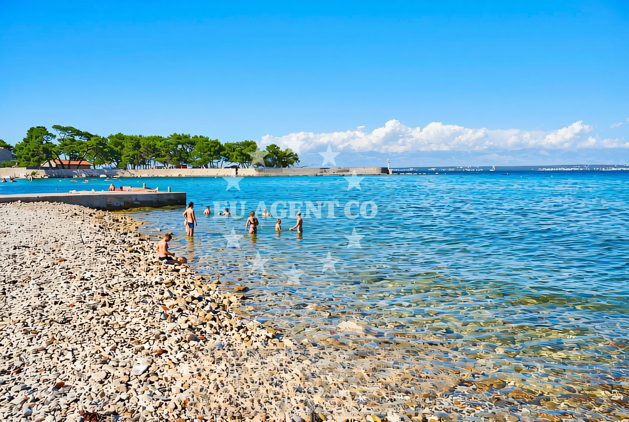 Additional view of Centar, Ugljan (Ugljan) Beach in Centar