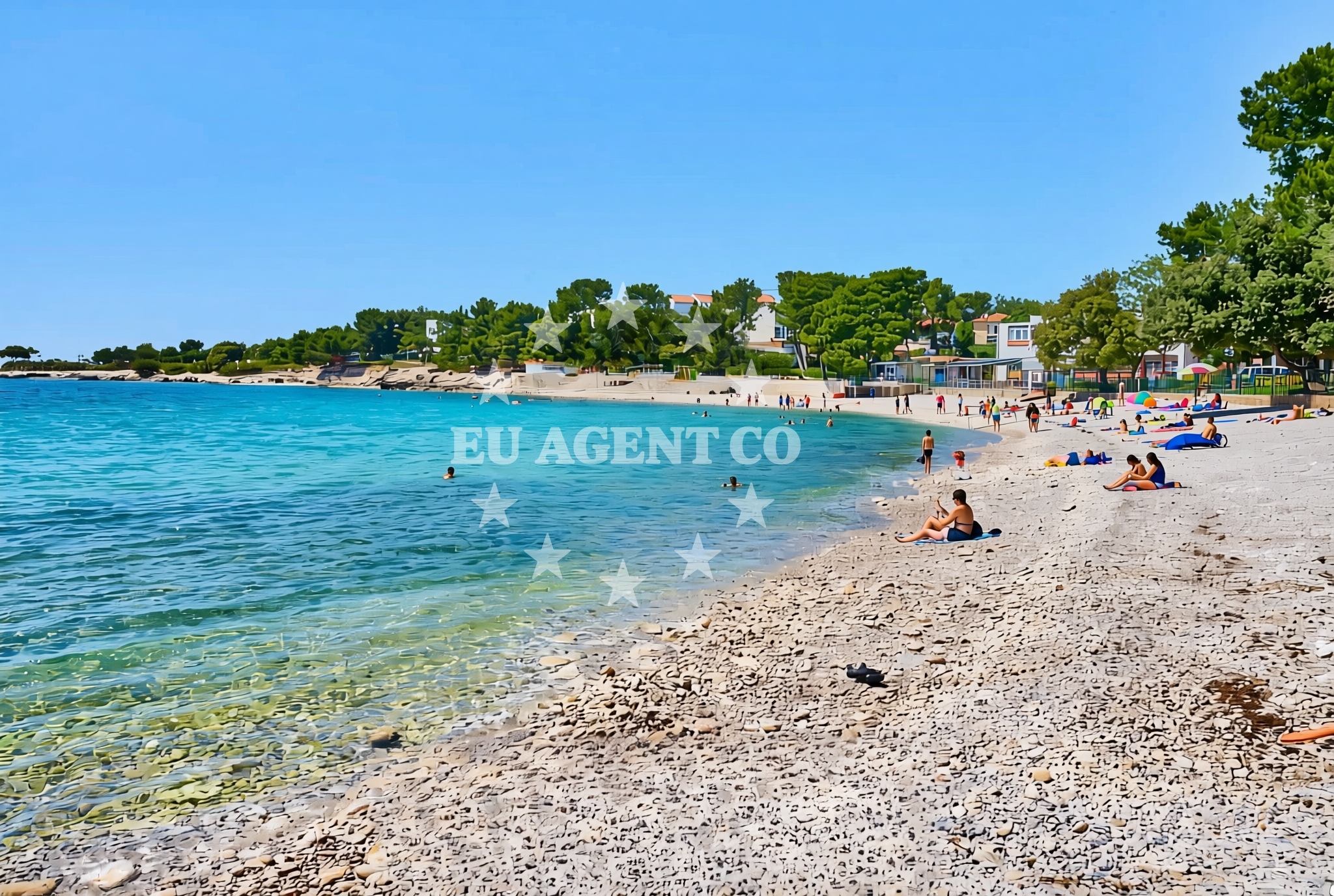 Additional view of Centinera beach in Indije 66, BANJOLE, Pula
