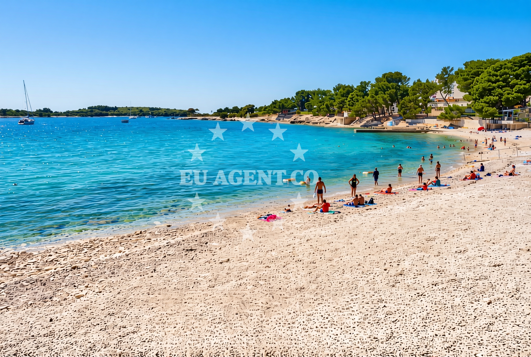 Additional view of Centinera beach in Indije 66, BANJOLE, Pula
