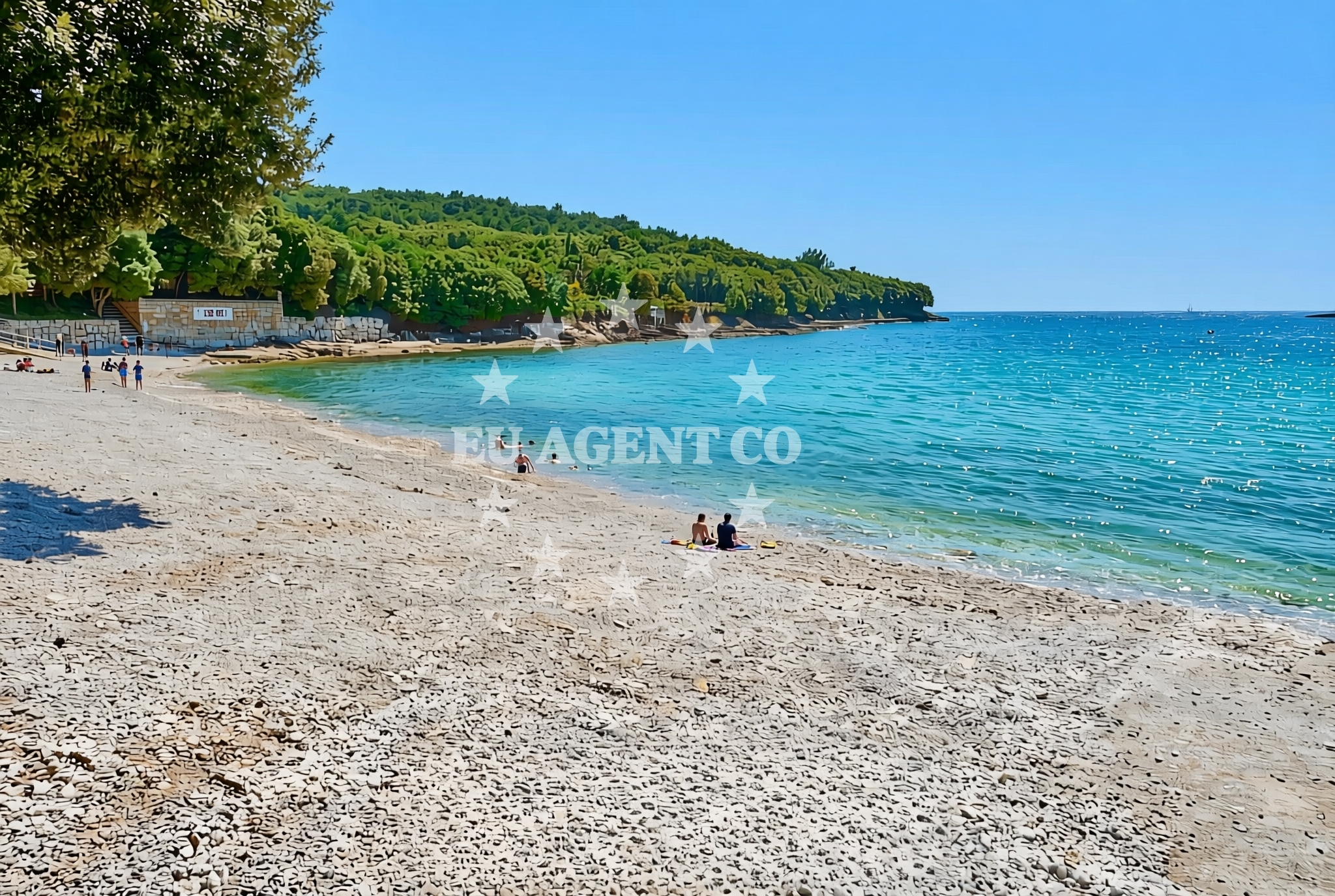 Additional view of Centinera beach in Indije 66, BANJOLE, Pula