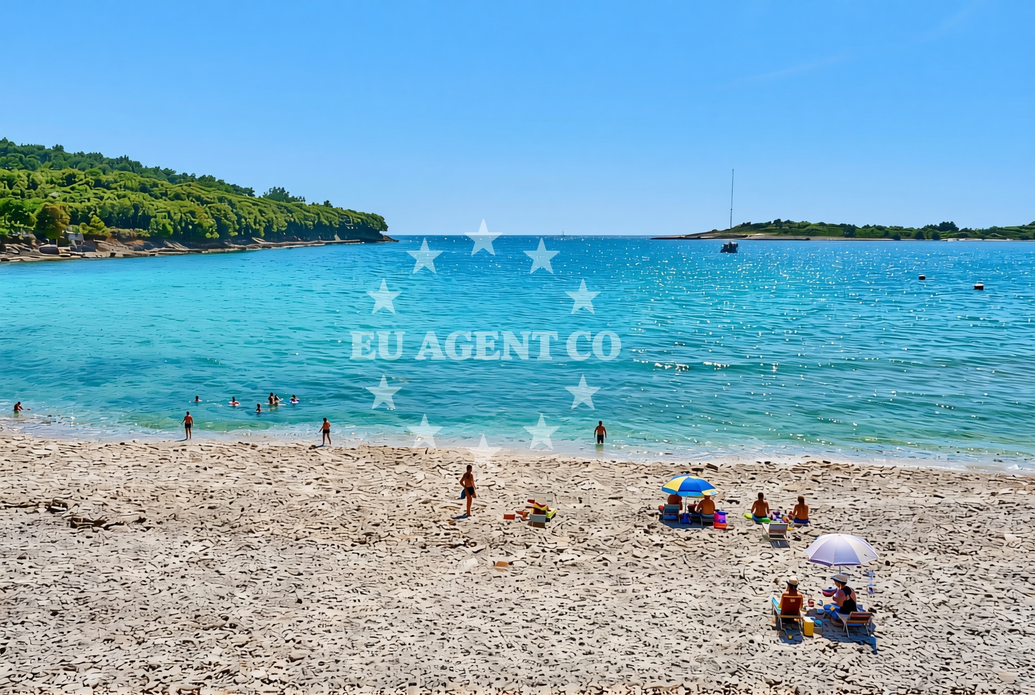 Additional view of Centinera beach in Indije 66, BANJOLE, Pula