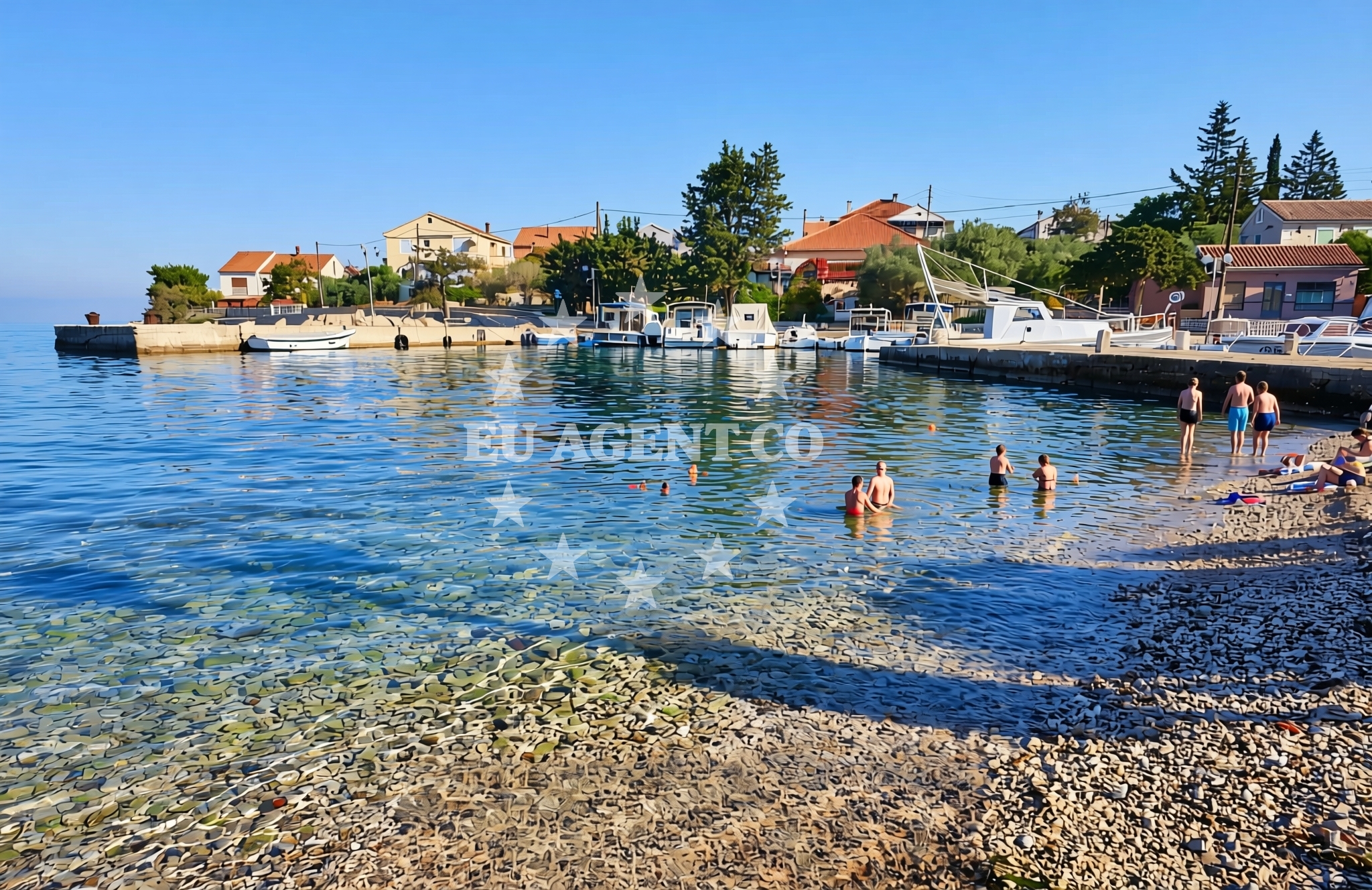 Additional view of Čeprljanda jug, Ugljan (Ugljan) Beach in Čeprljanda jug