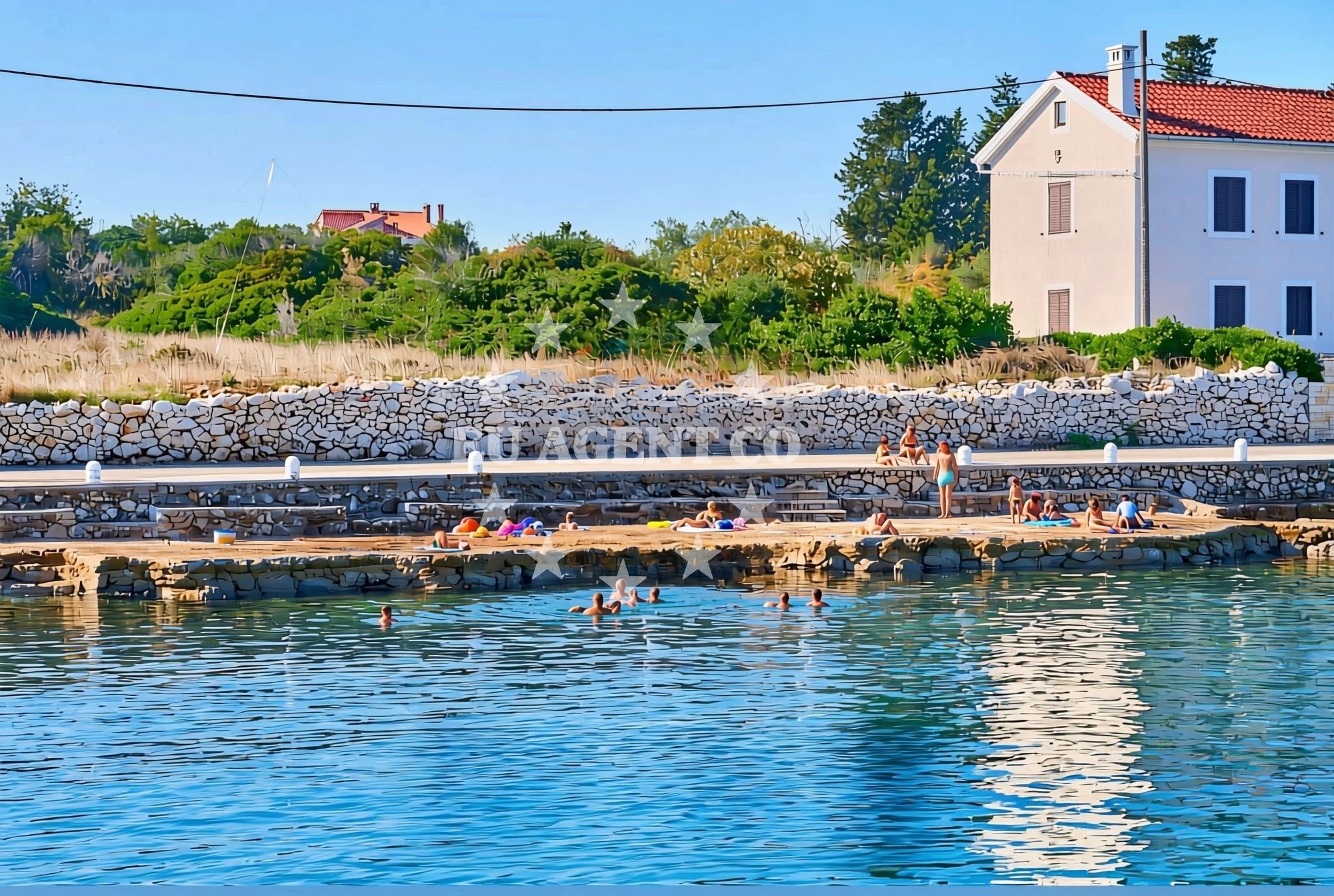 Additional view of Čeprljanda jug, Ugljan (Ugljan) Beach in Čeprljanda jug