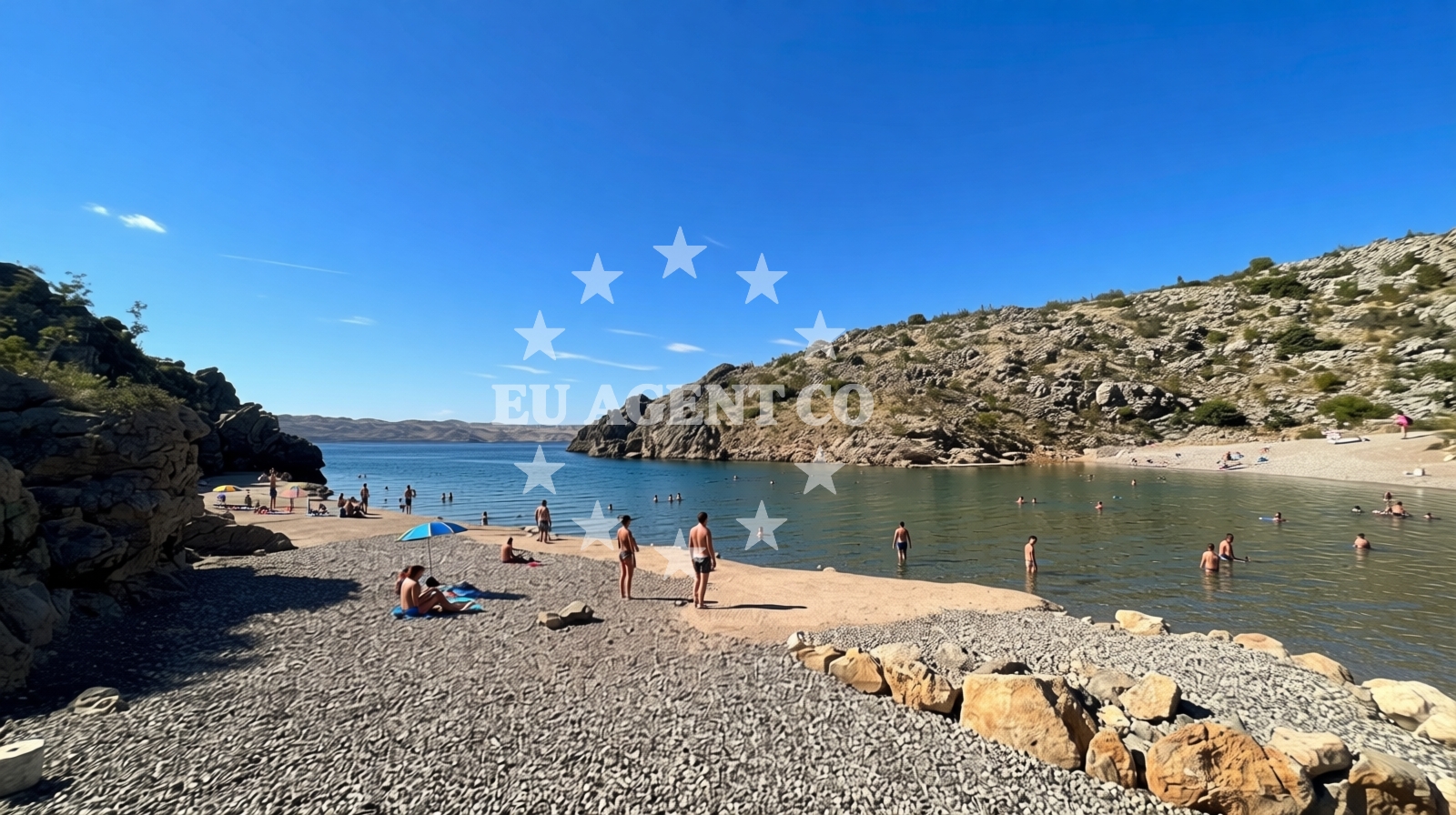 Additional view of Cesarica beach in Cesarica, Cesarica