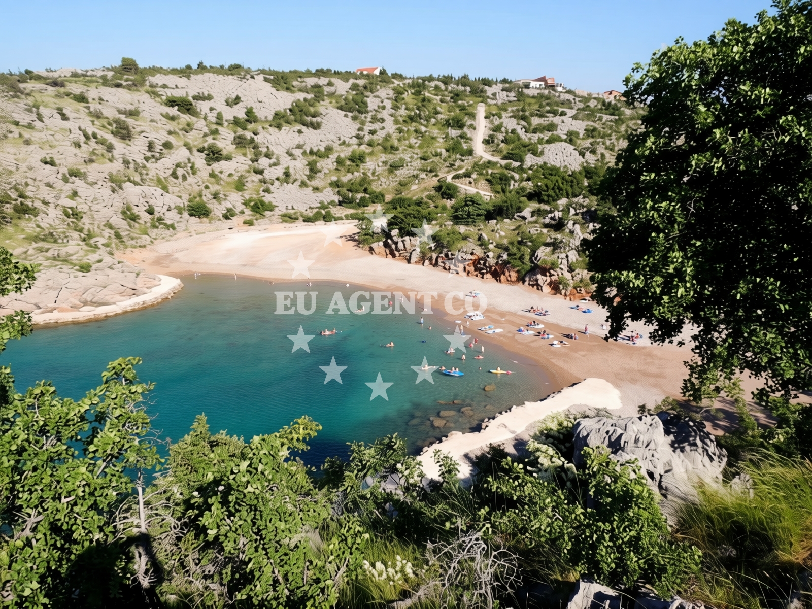 Additional view of Cesarica beach in Cesarica, Cesarica