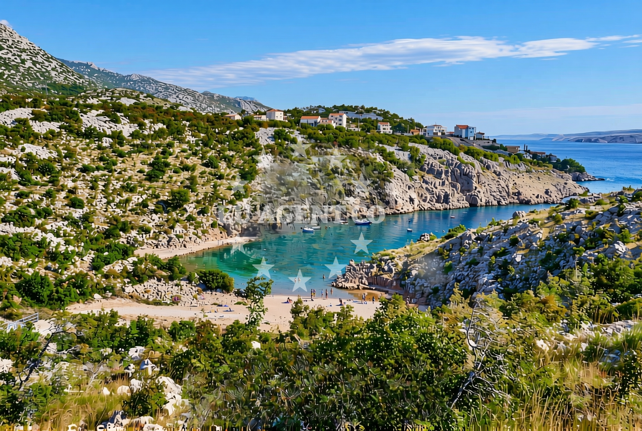 Additional view of Cesarica beach in Cesarica, Cesarica