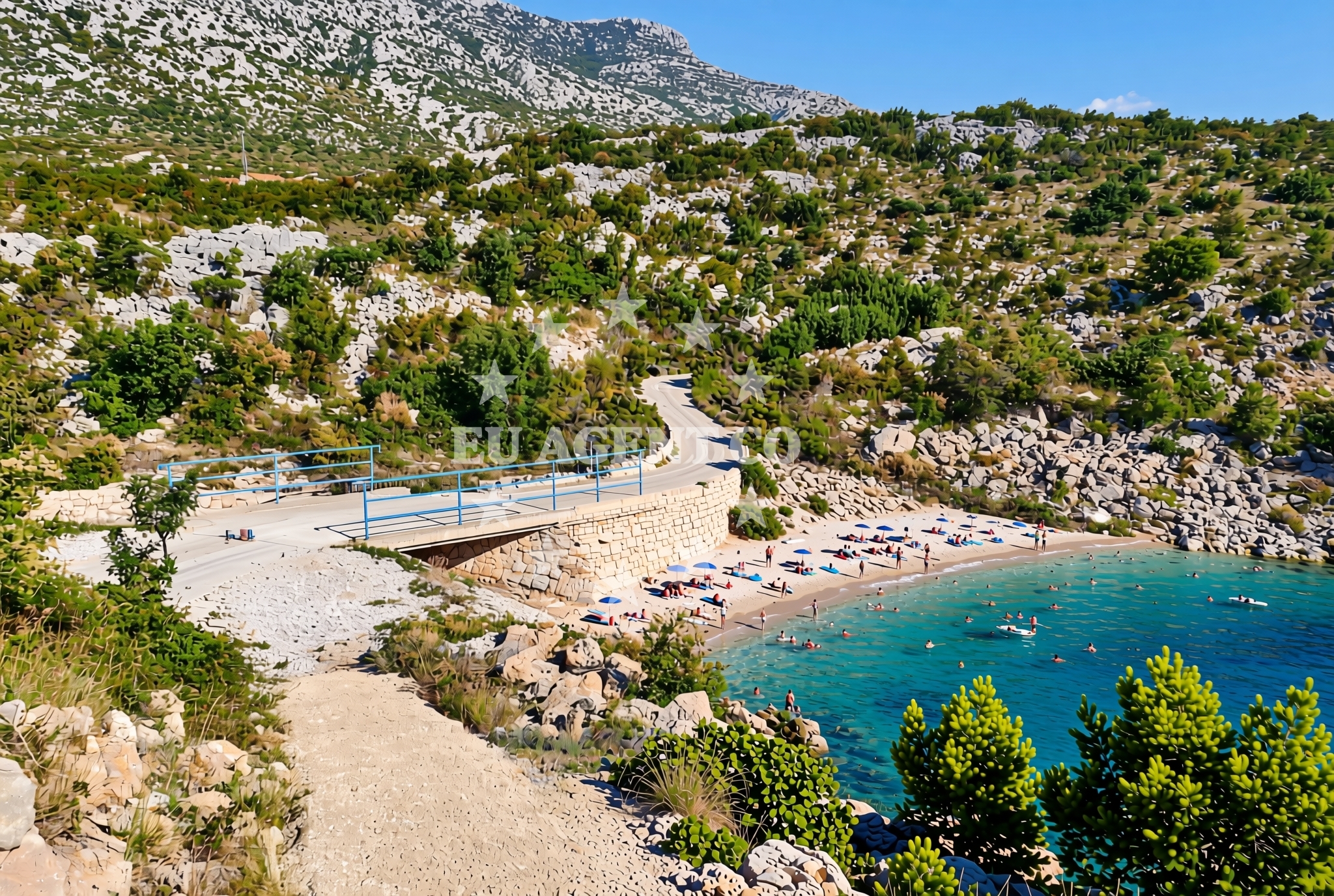 Additional view of Cesarica beach in Cesarica, Cesarica