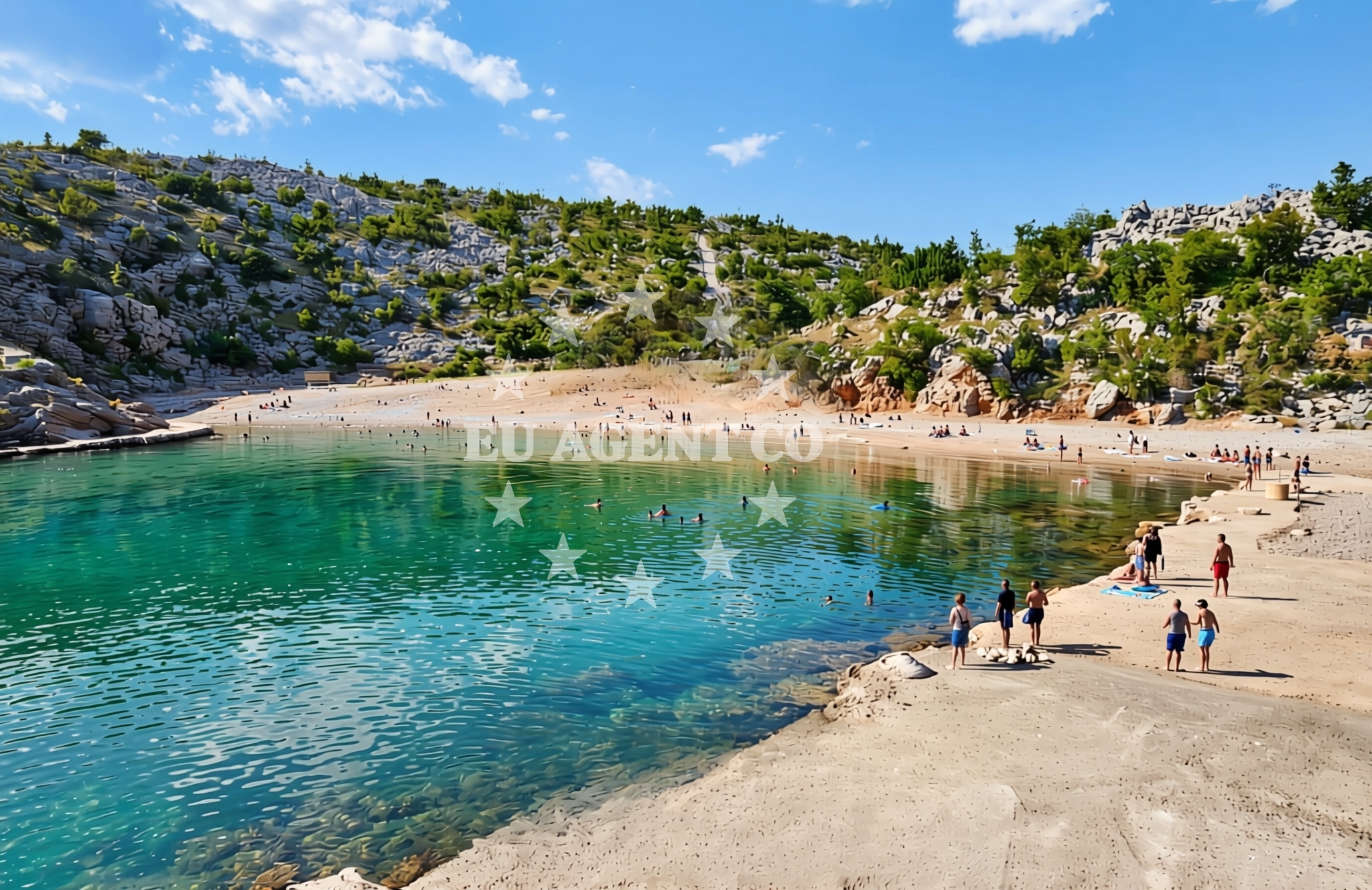 Additional view of Cesarica beach in Cesarica, Cesarica
