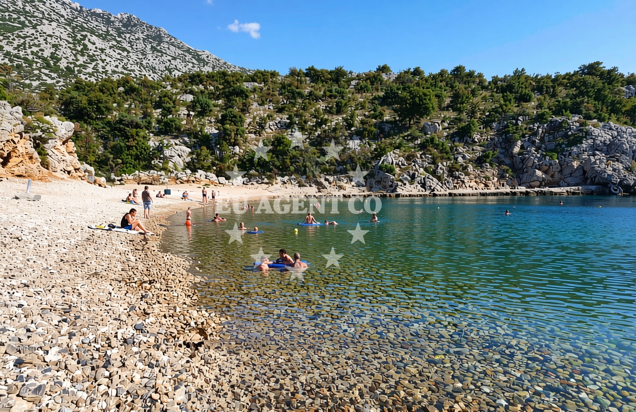 Additional view of Cesarica beach in Cesarica, Cesarica