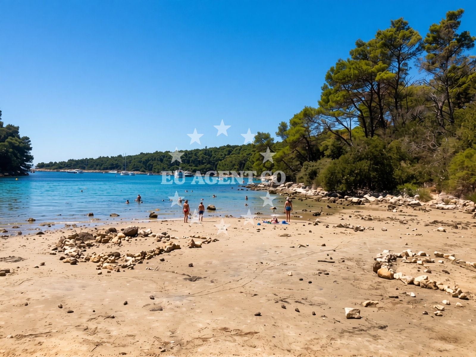 Additional view of Chifnata Bay in Kampor 99, Rab