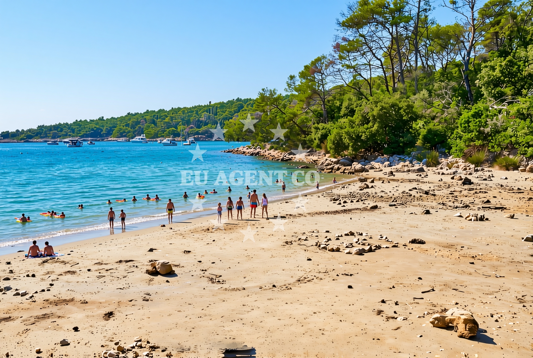 Additional view of Chifnata Bay in Kampor 99, Rab