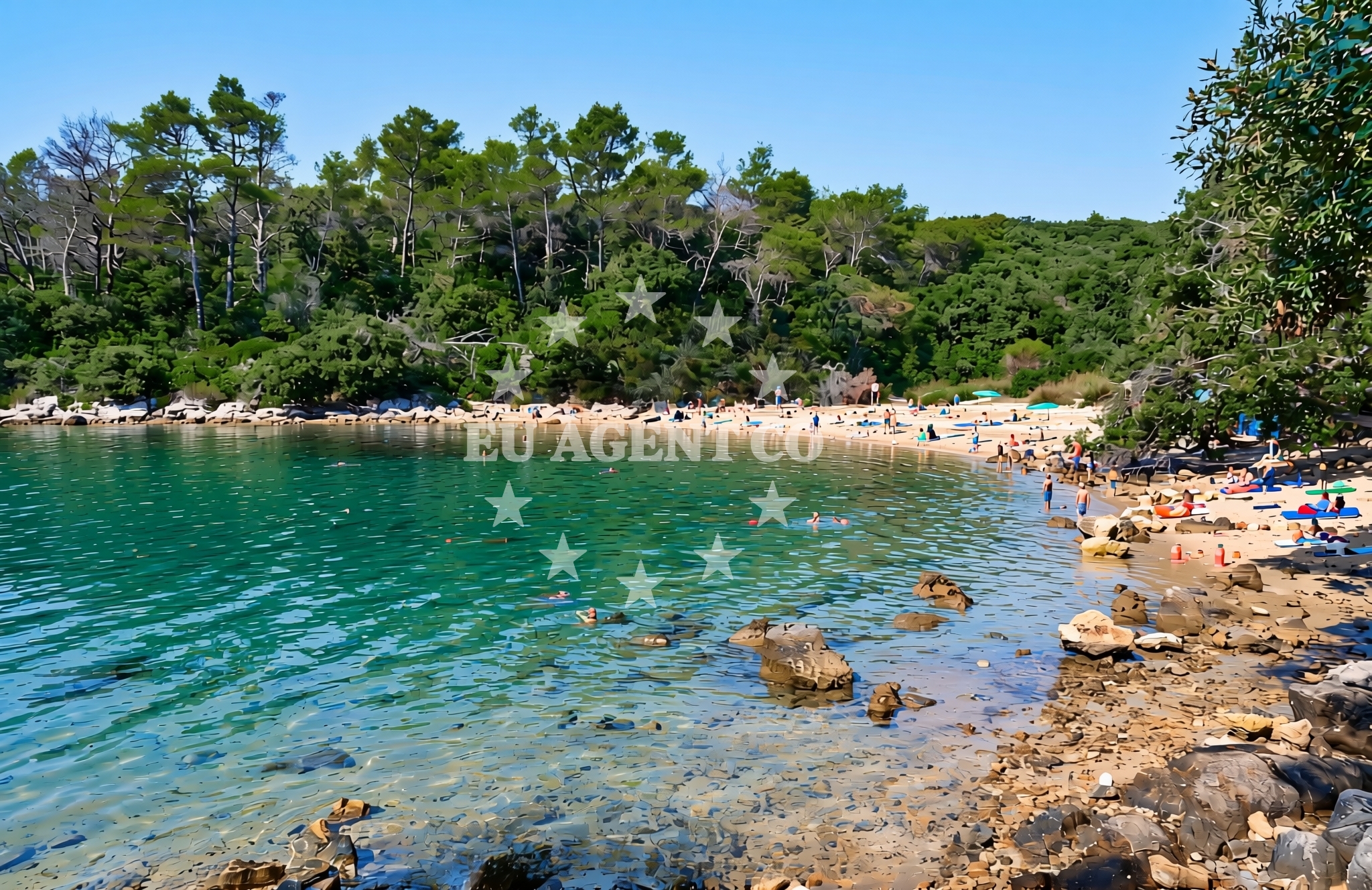 Additional view of Chifnata Bay in Kampor 99, Rab