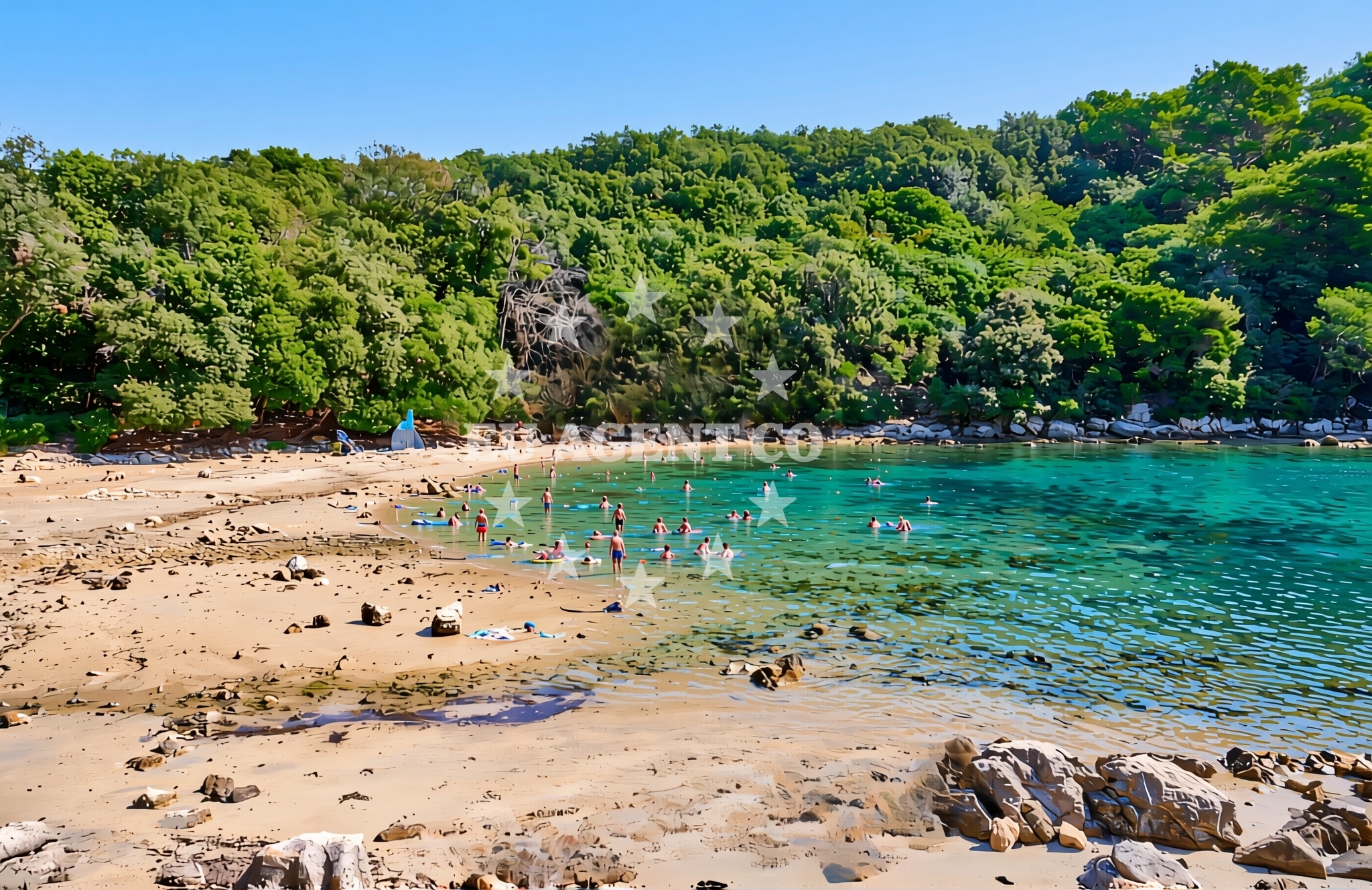 Additional view of Chifnata Bay in Kampor 99, Rab