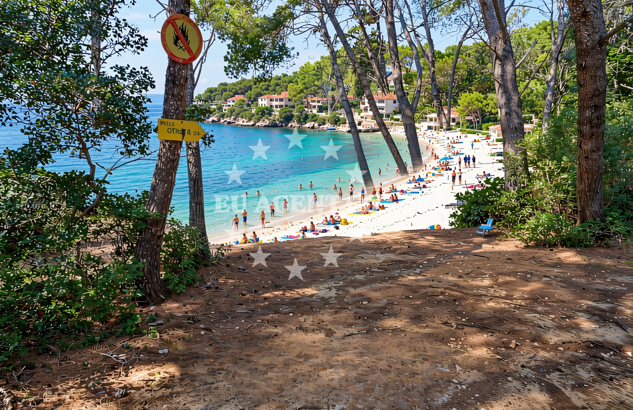 Additional view of Chifnata Bay in Kampor 99, Rab