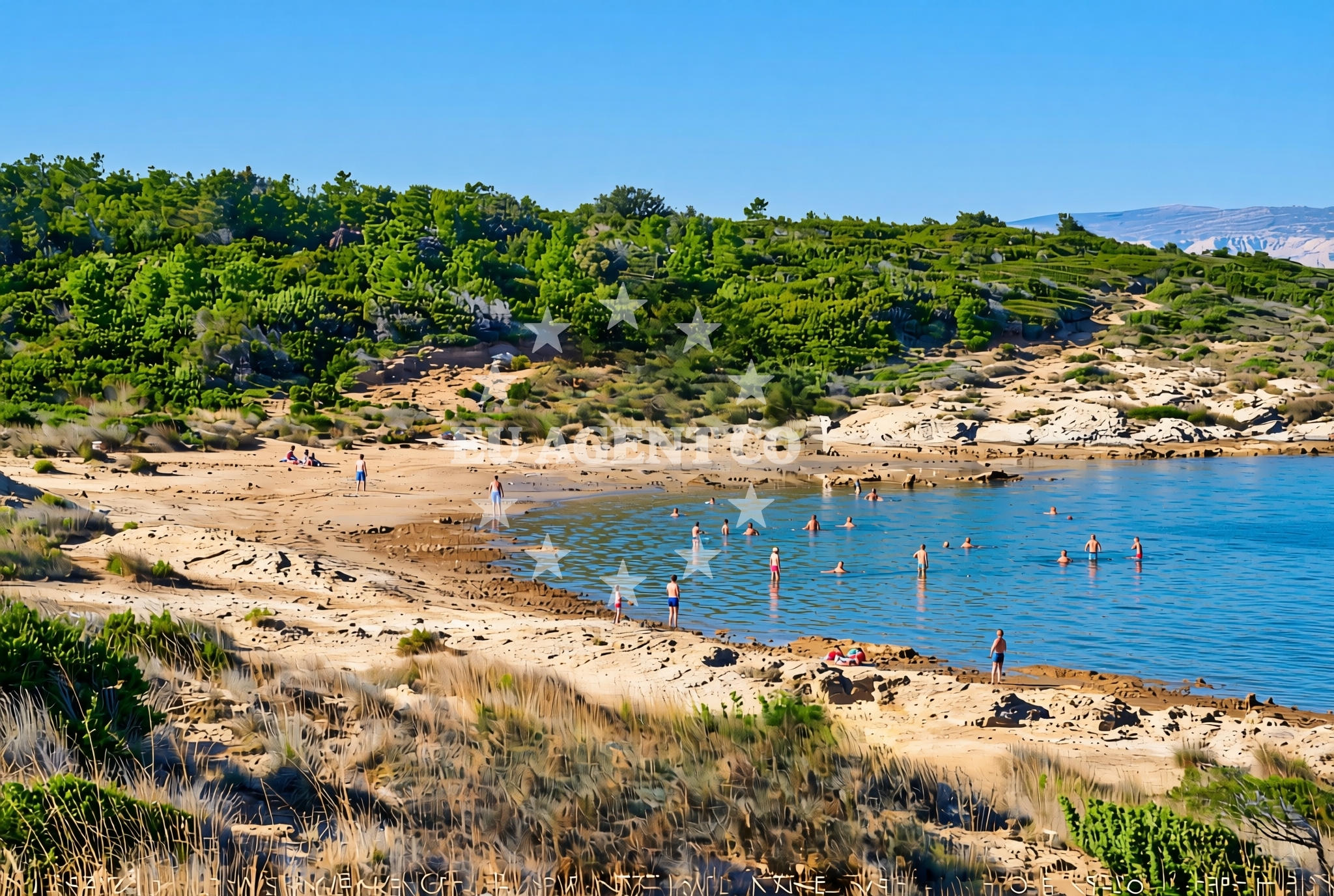 Additional view of Ciganka beach in Lopar 30 A, Lopar