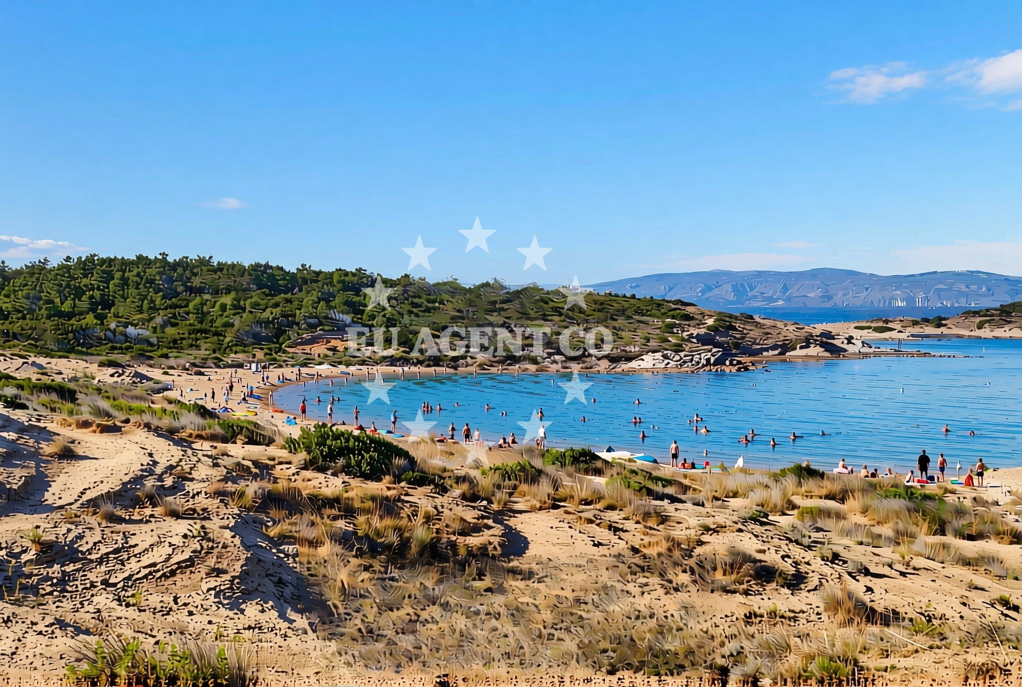 Additional view of Ciganka beach in Lopar 30 A, Lopar