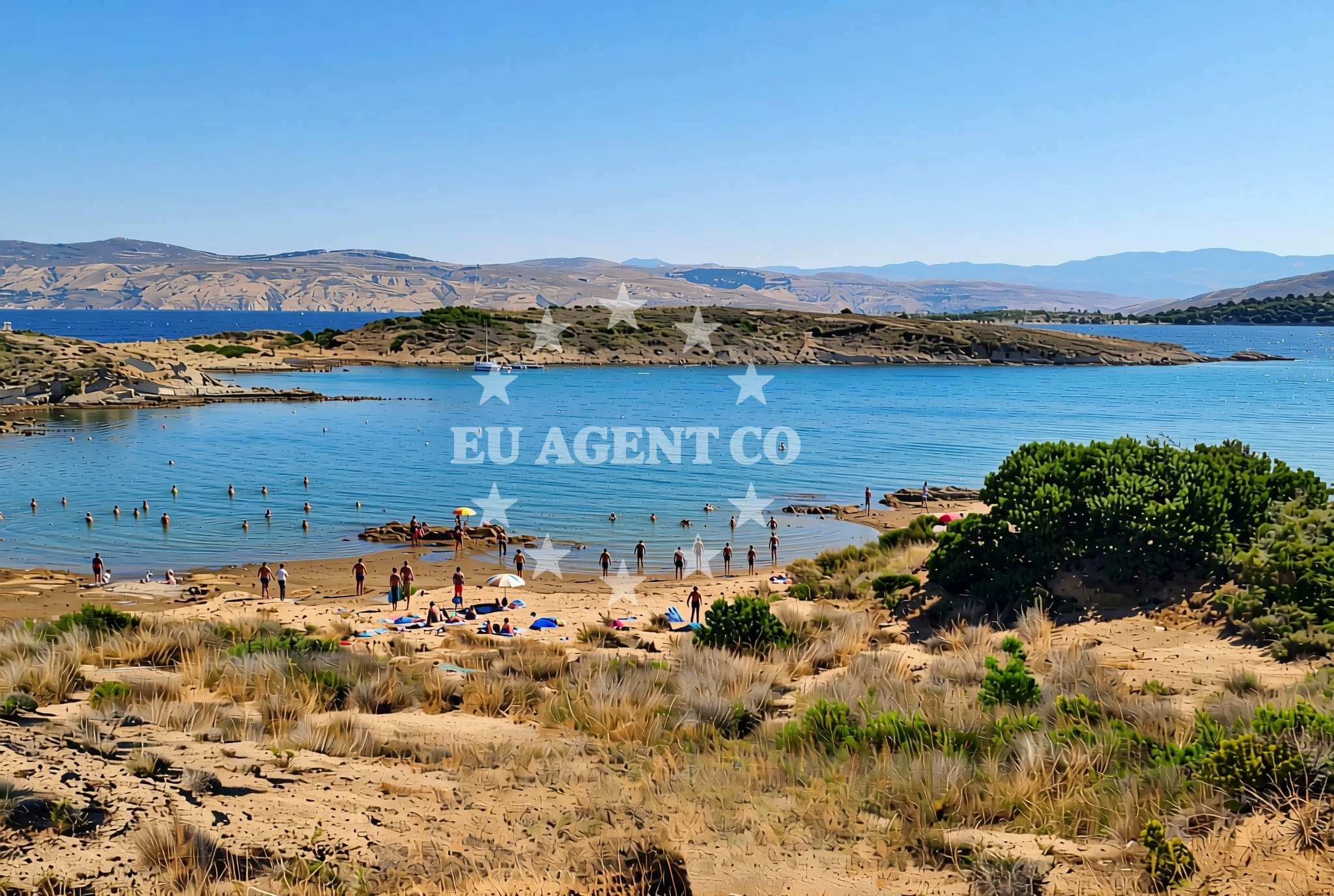Additional view of Ciganka beach in Lopar 30 A, Lopar