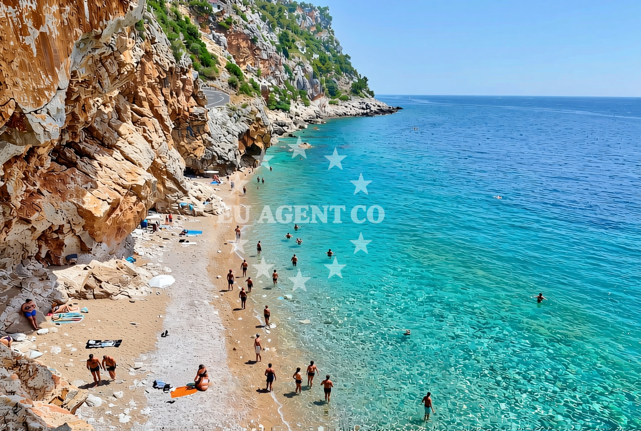 Beach facilities and surroundings at Čilipi: beaches and coves in Čilipi