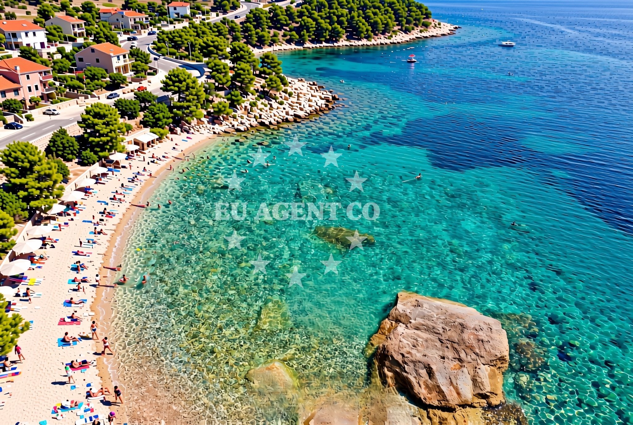 Additional view of Čilipi: beaches and coves in Čilipi
