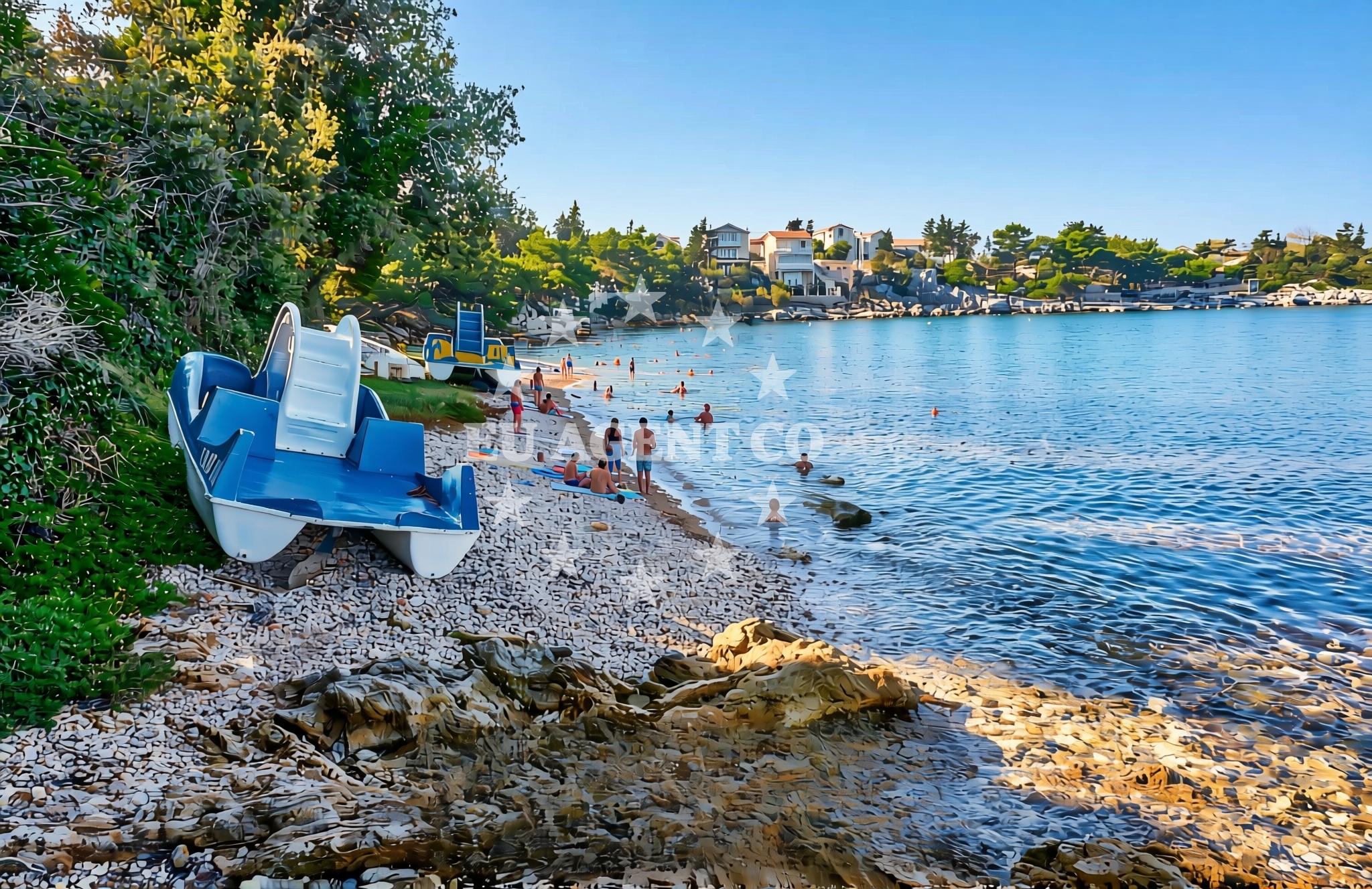 Additional view of Činta, Ugljan (Ugljan) Beach in Činta