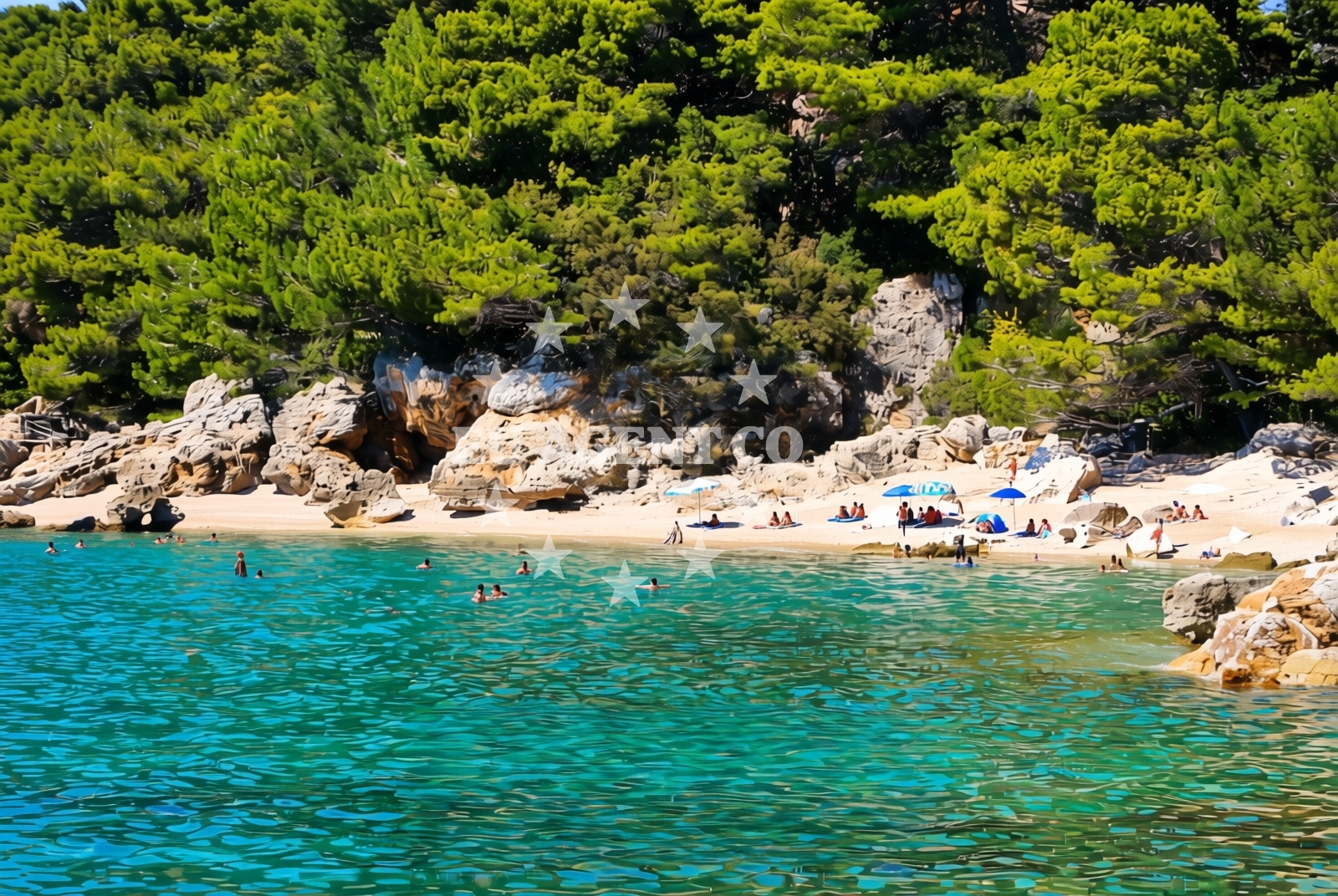 Overview of Čista zapad, Drvenik (Gradac) Beach in Čista zapad