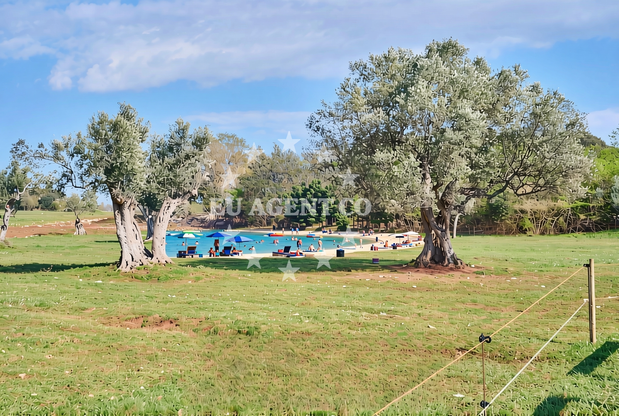 Additional view of Cisterna beach in , Rovinj
