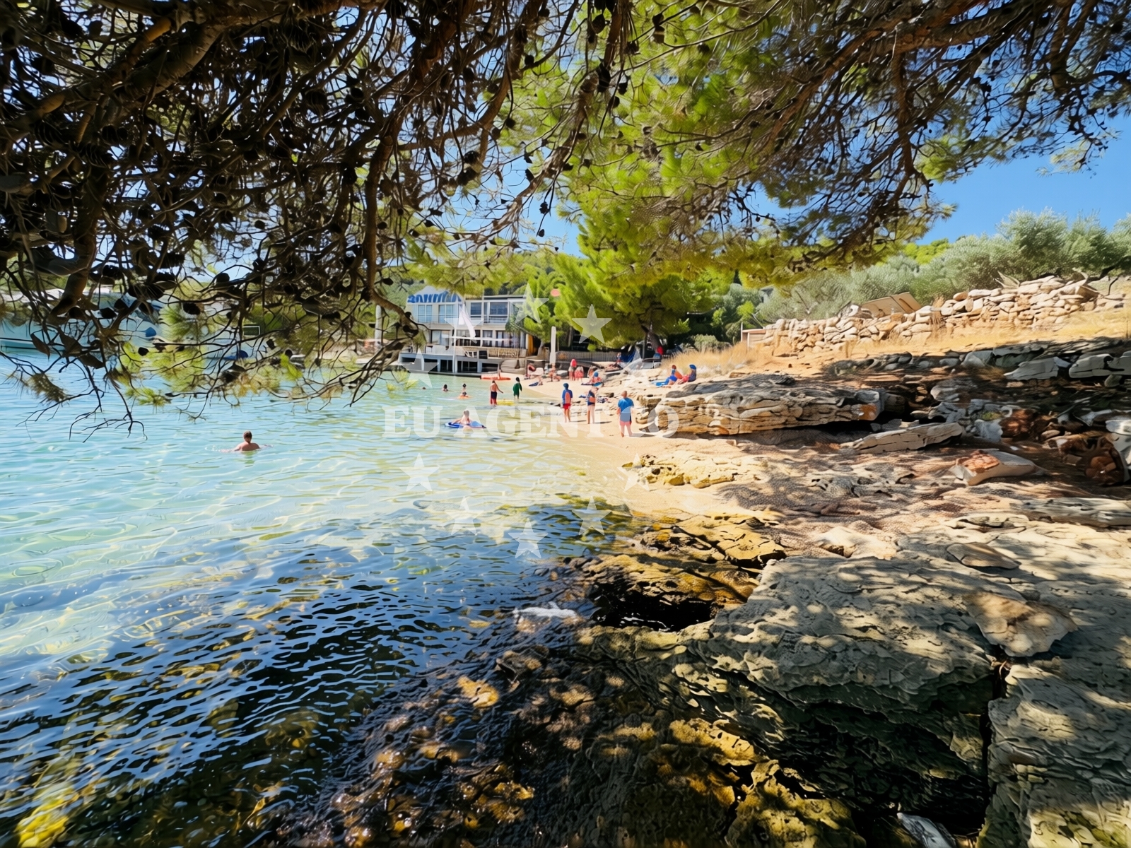 Additional view of Ciuleanu Beach in Otok Žut 52, Pristanišće