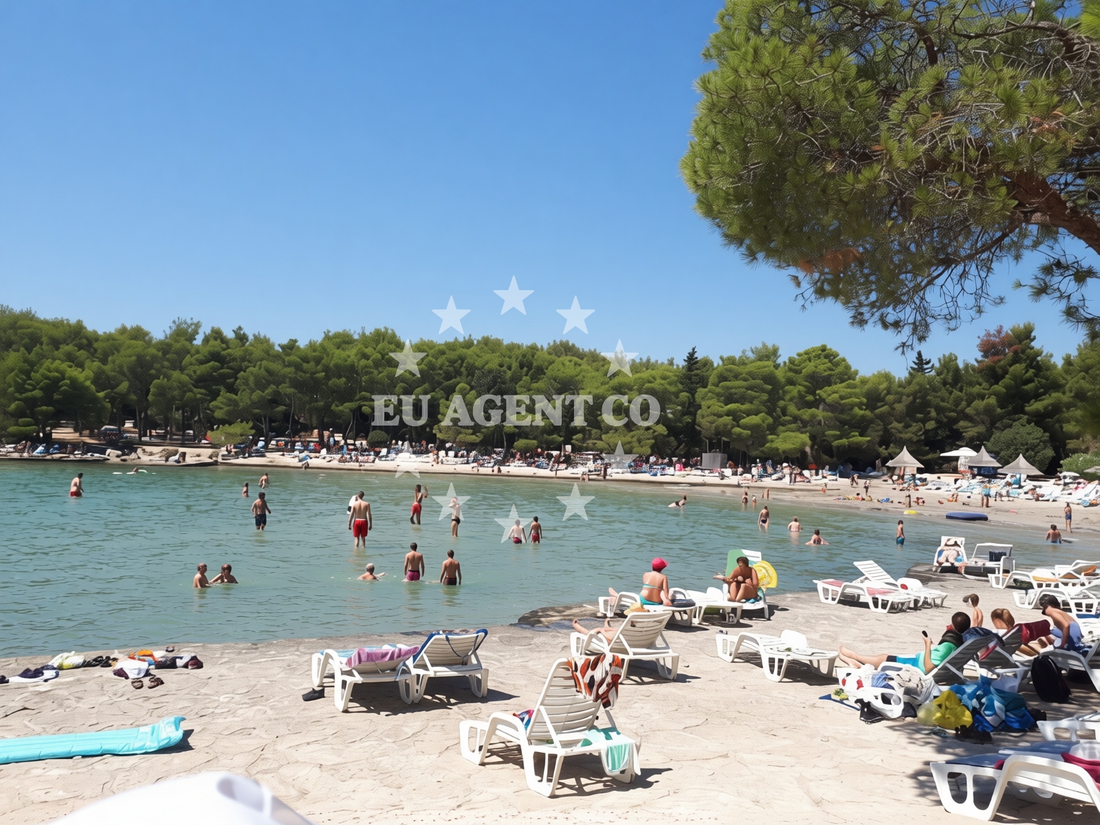 Additional view of Ciuleanu-Veres Beach in Brune Bušića, Pakoštane