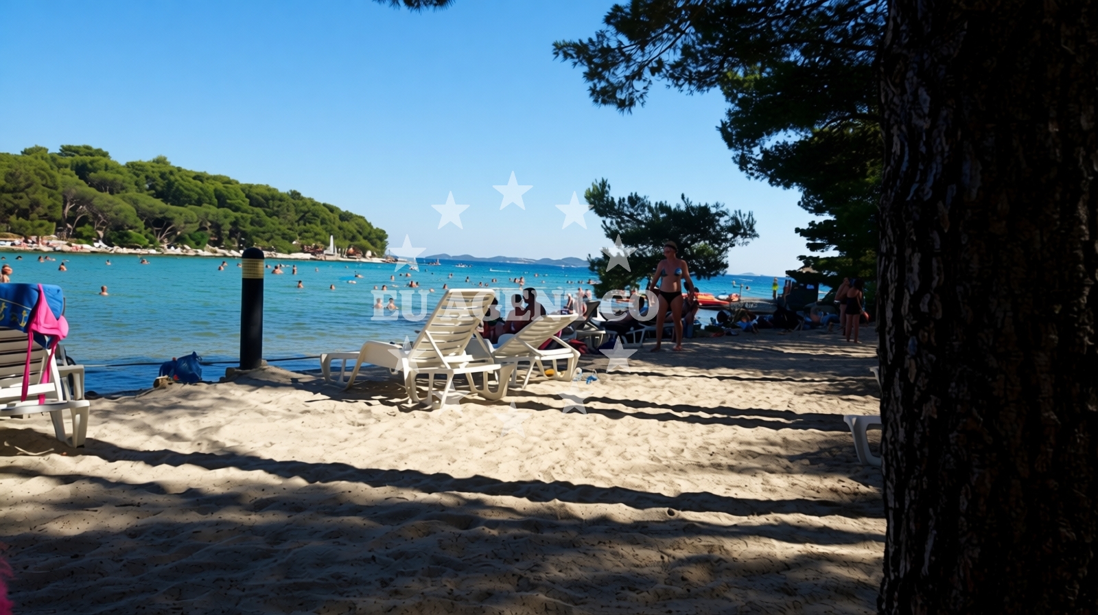 Additional view of Ciuleanu-Veres Beach in Brune Bušića, Pakoštane